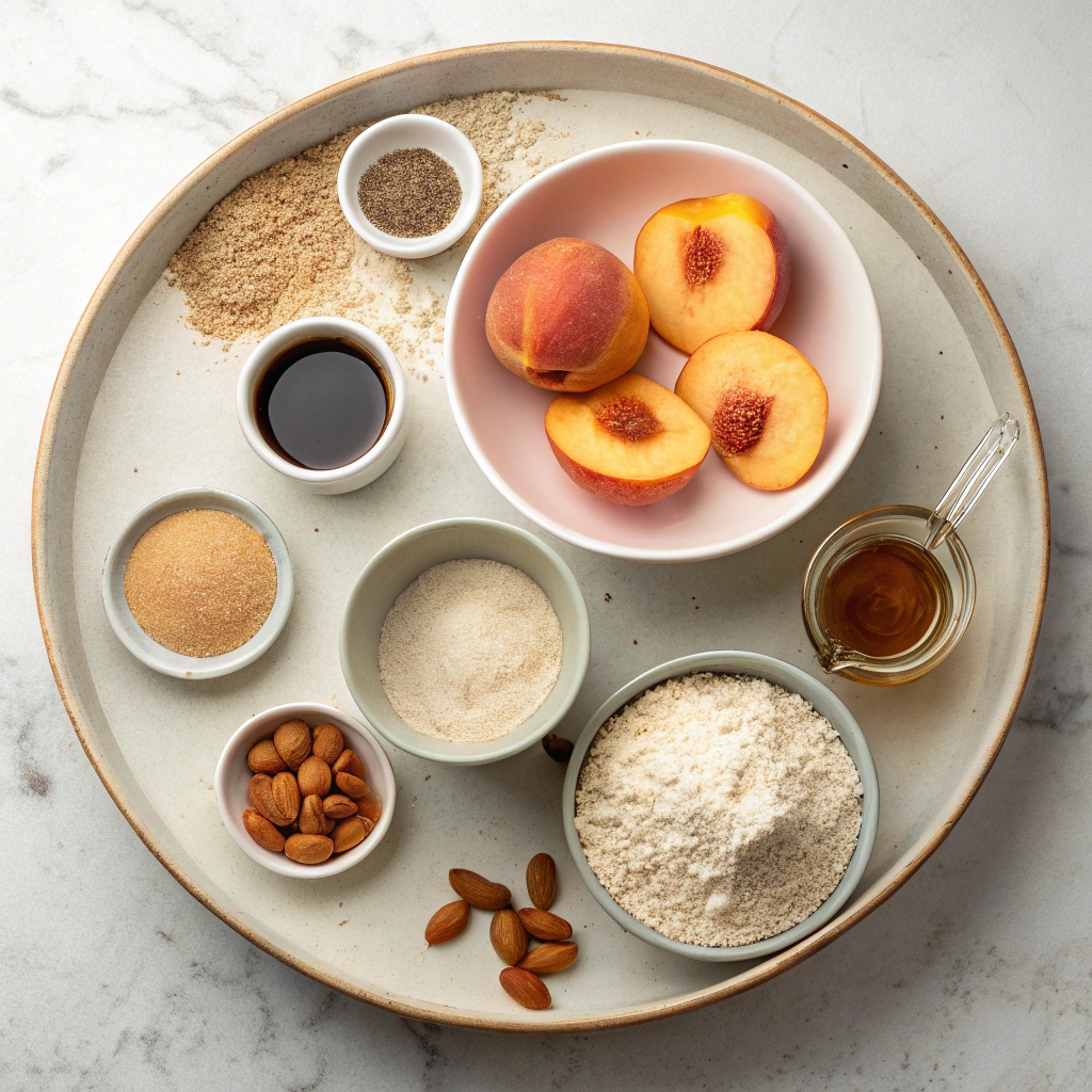 Almond Peach Cake Ingredients