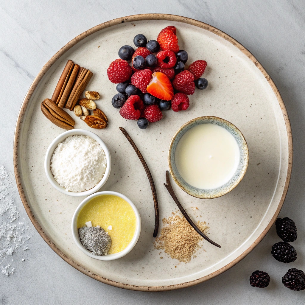 Berries & Coconut Cream Ingredients