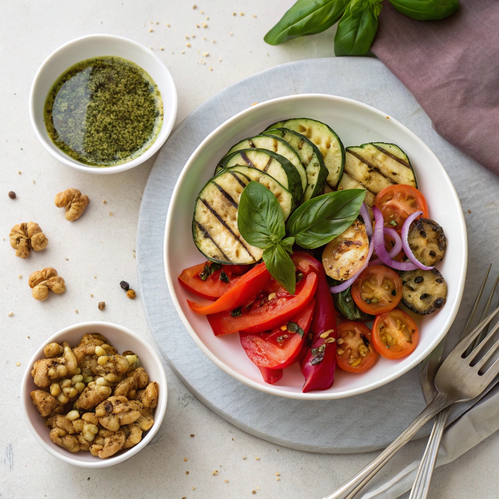 Grilled Veggies with Basil Miso Ingredients