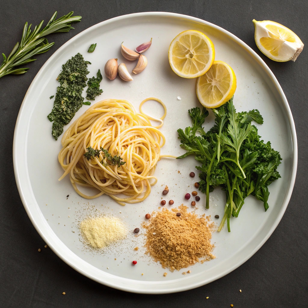 Rosemary Lemon Pasta Ingredients