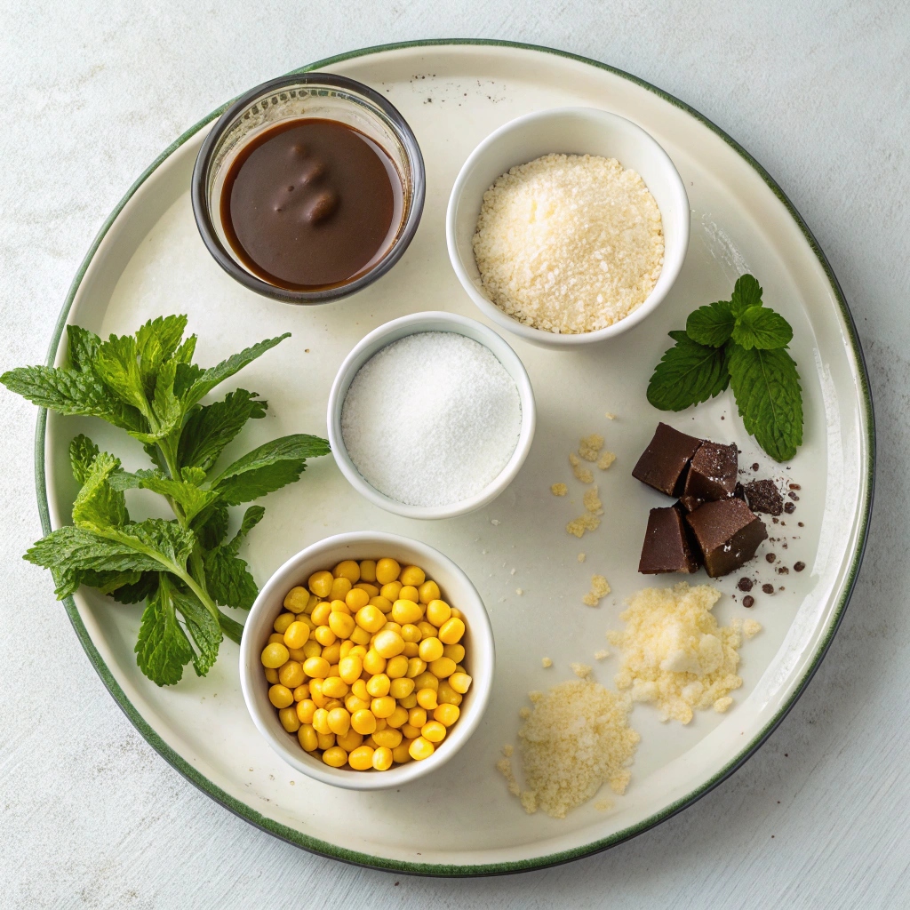 Coconut Mint Ice Cream Ingredients