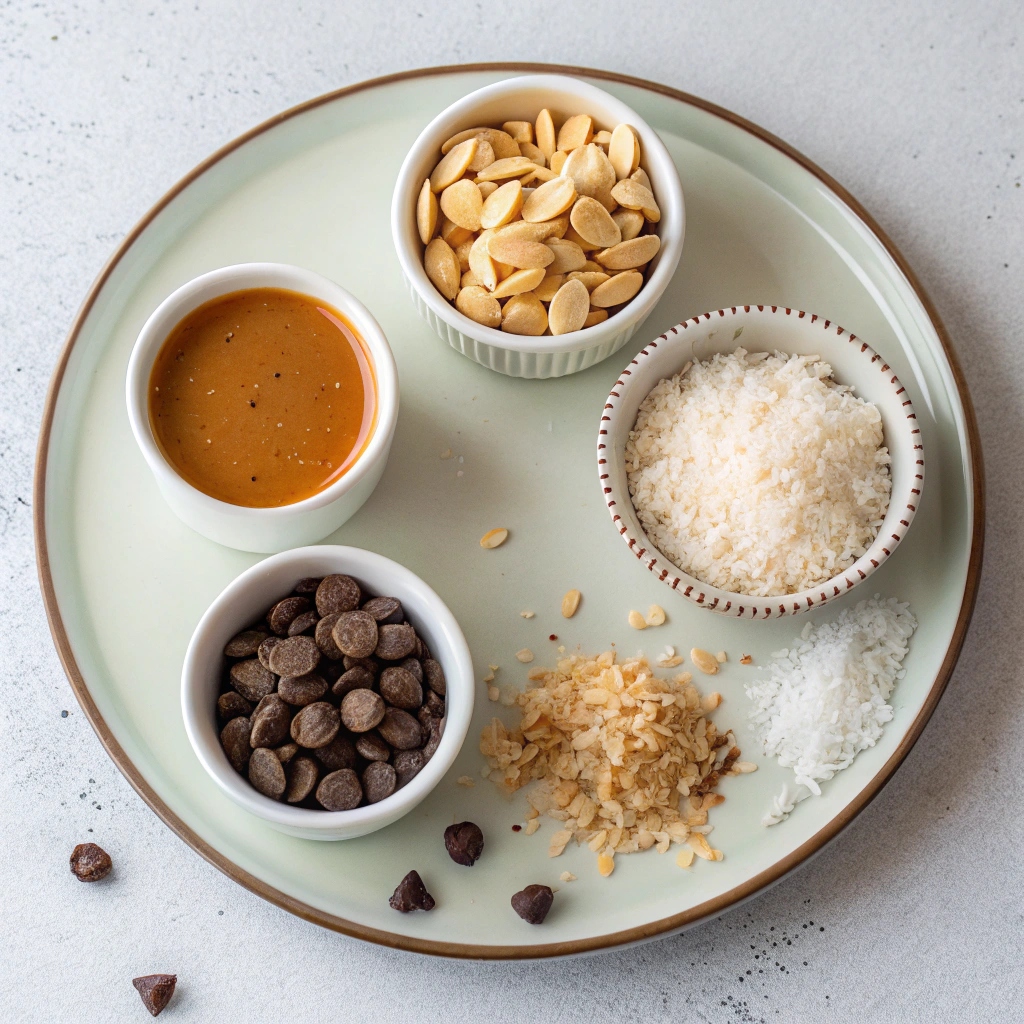 Gluten-free Almond Coconut Bars Ingredients