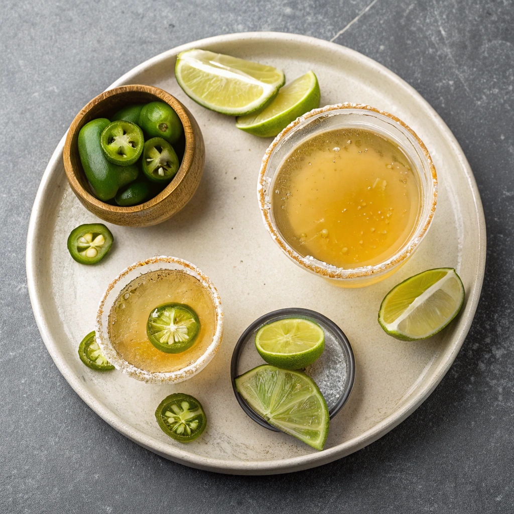Spicy Jalapeño Margaritas Ingredients