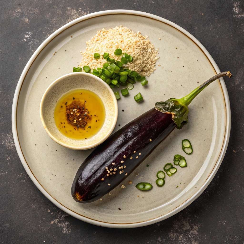 Nasu Dengaku {Miso Eggplant} Ingredients