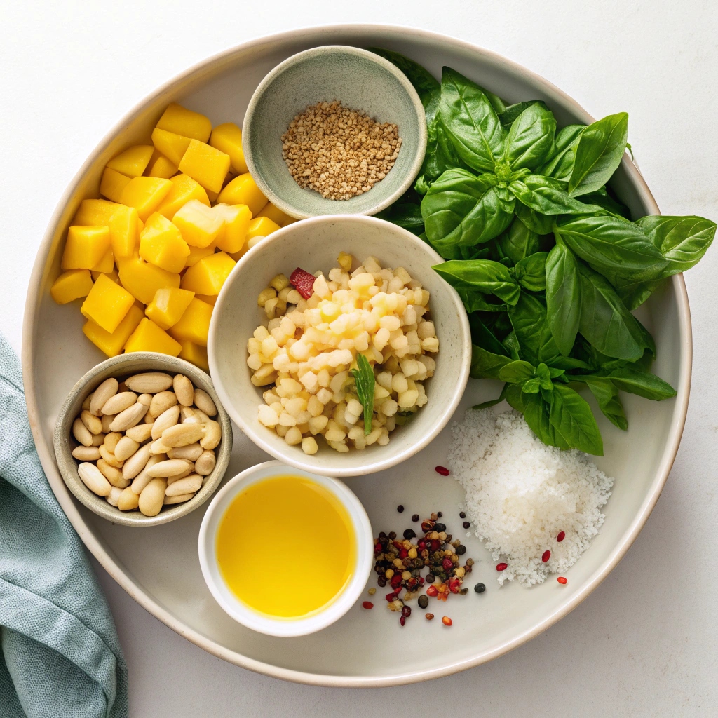 Mango Pesto Ingredients