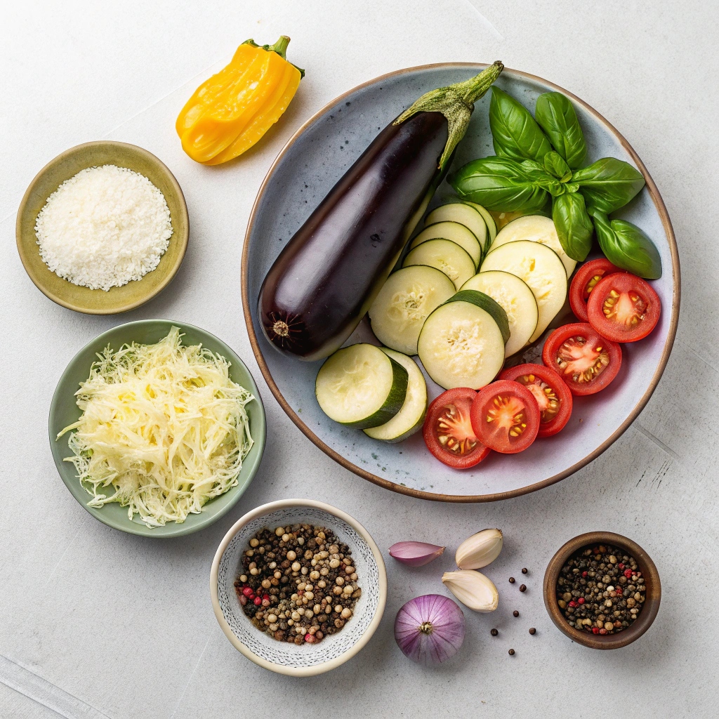 Eggplant & Squash Tian Ingredients