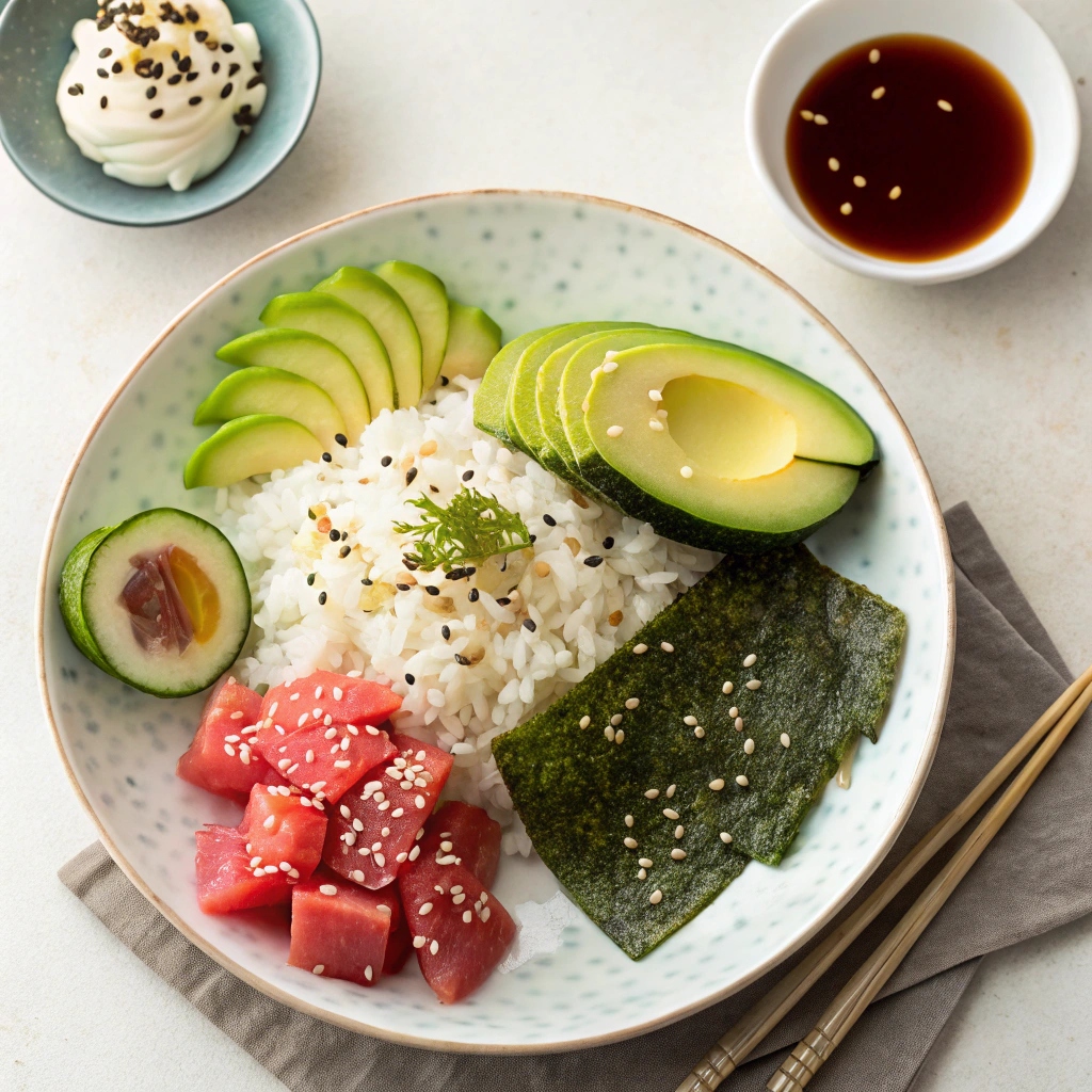 Ingredients of Maki Sushi