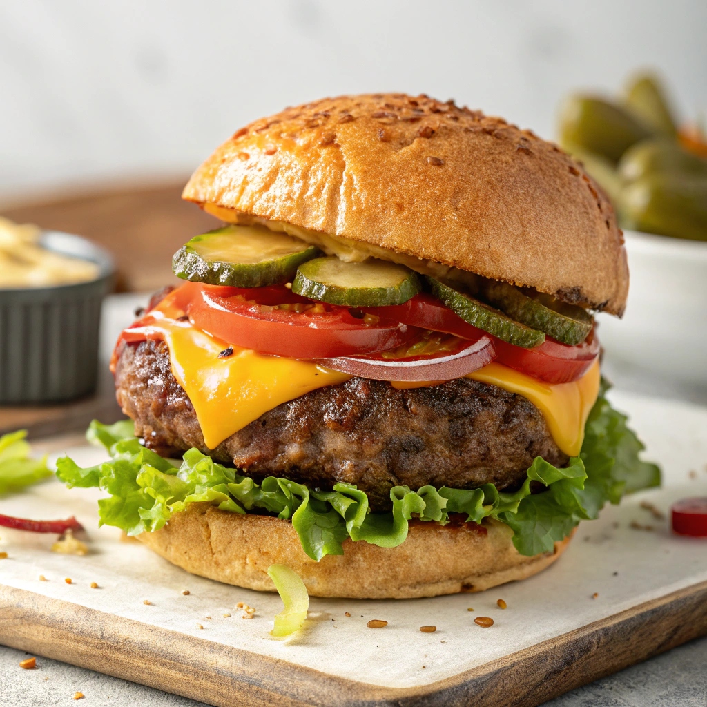 The Perfect Classic Grilled Hamburger