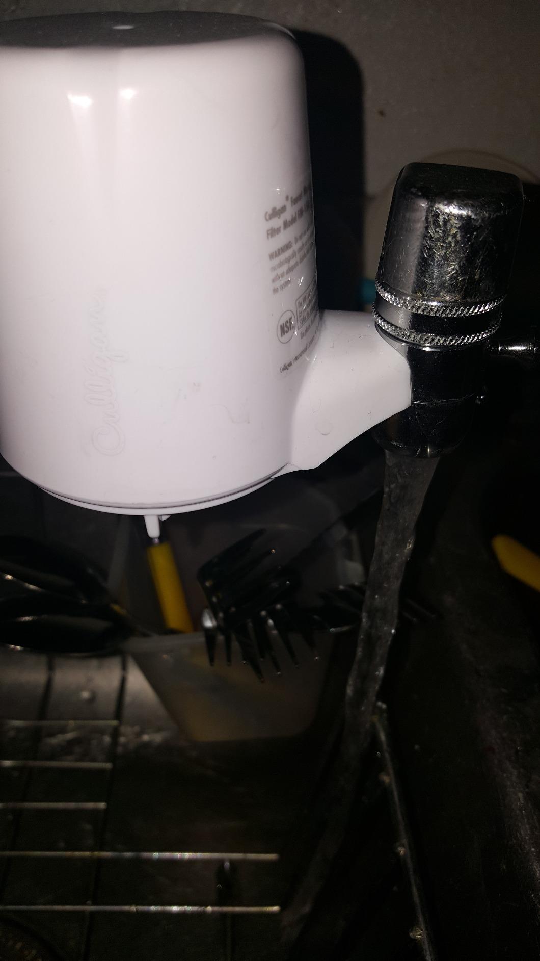 Culligan FM-15A Faucet Mount Filter with Advanced Water Filtration, White Finish - Customer Photo 1