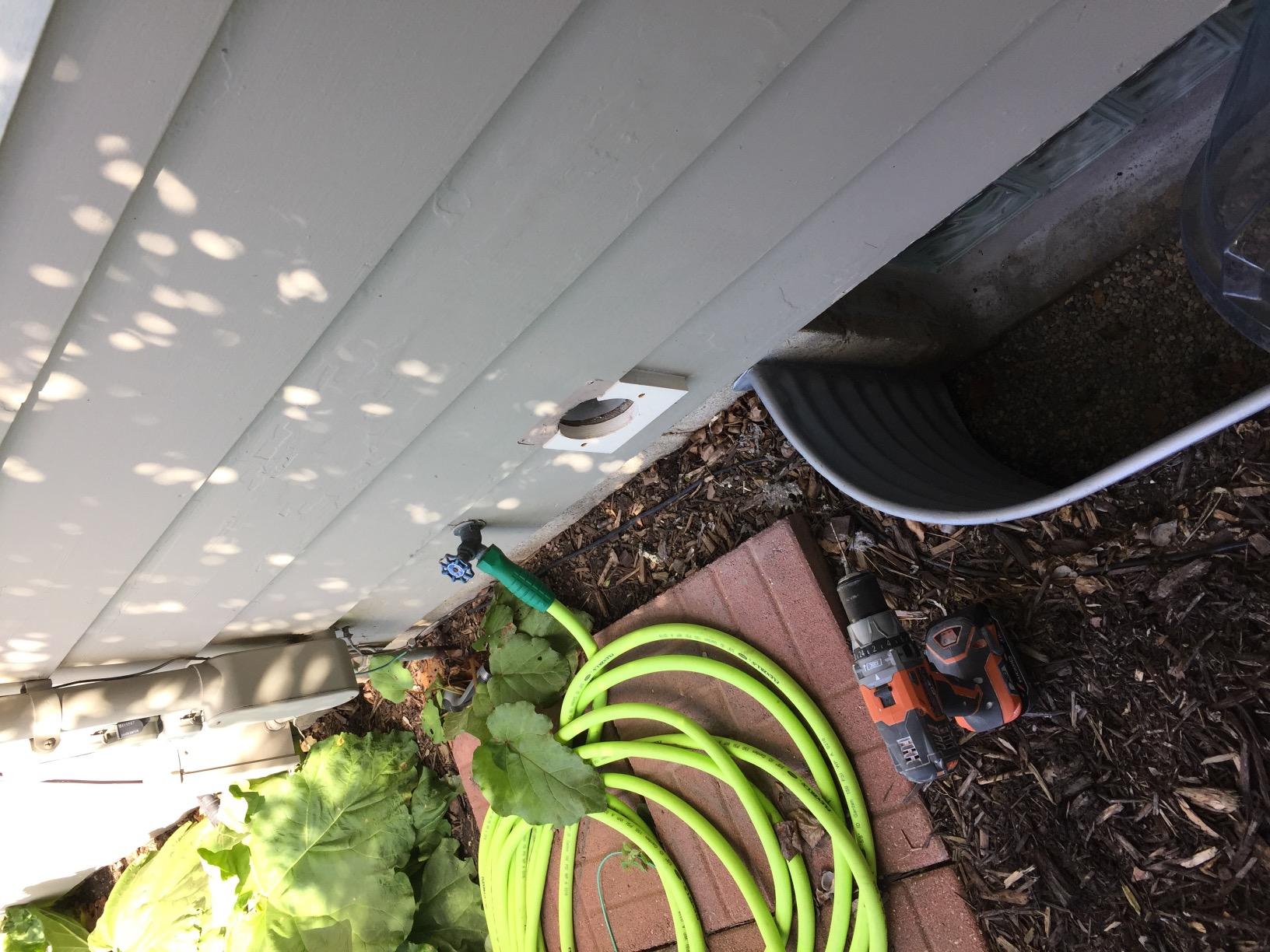 Heartland Natural Energy Saving Dryer Vent Closure - Outside Heartland Dryer Vent Cover Adapts to Outdoor Siding - Customer Photo 1