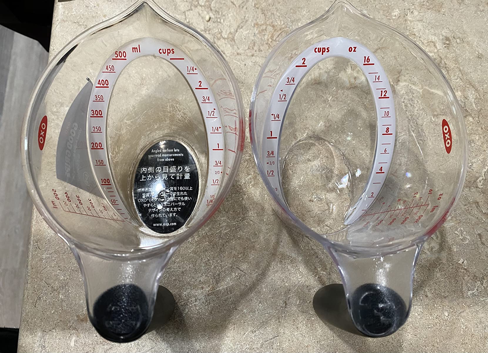 OXO Good Grips 3-Piece Angled Measuring Cup Set - Customer Photo 2