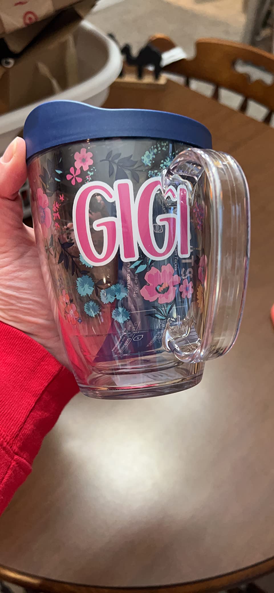 Tervis Made in USA Double Walled Dainty Floral Mother's Day Insulated Tumbler Cup Keeps Drinks Cold & Hot, 16oz, Grandma - Customer Photo 2