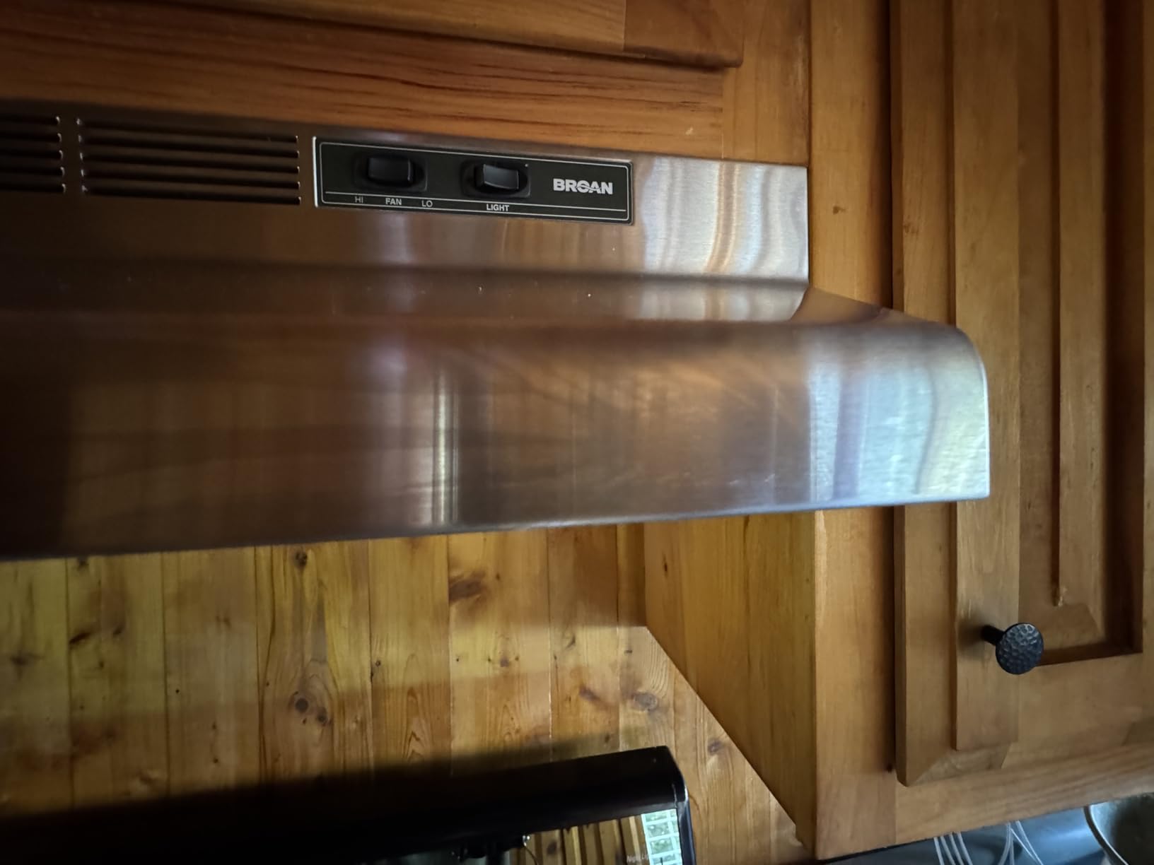 Broan-NuTone 413001 Non-Ducted Ductless Range Hood with Lights Exhaust Fan for Under Cabinet, 30-Inch, White - Customer Photo 2