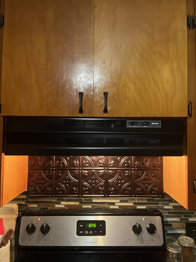Broan-NuTone 413001 Non-Ducted Ductless Range Hood with Lights Exhaust Fan for Under Cabinet, 30-Inch, White - Customer Photo 3