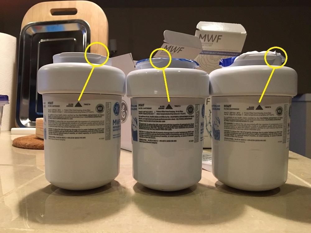 GE MWF Genuine Refrigerator Water Filter 1-Pack - Customer Photo 2