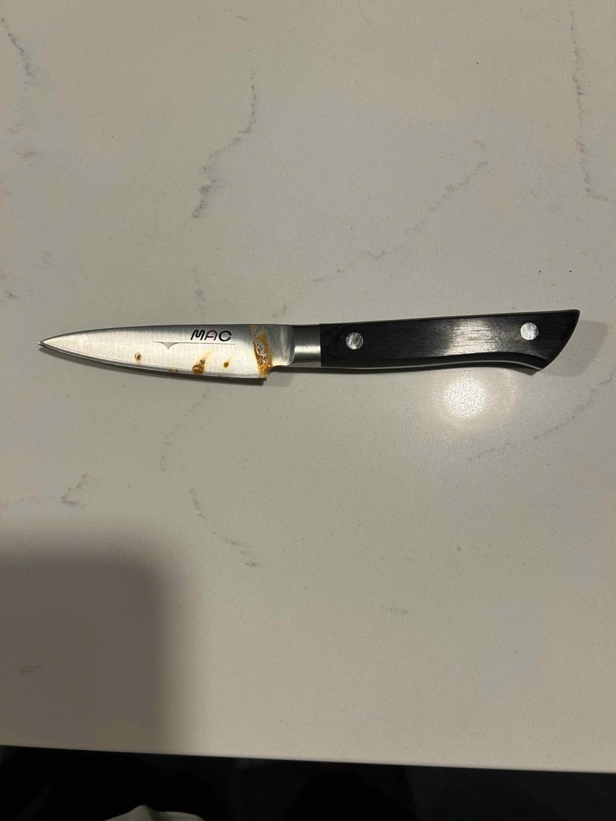 Mac Knife Professional Paring Knife, 3-1/4-Inch Customer Review Mac Knife Professional Paring Knife, 3-1/4-Inch - Customer Photo 1