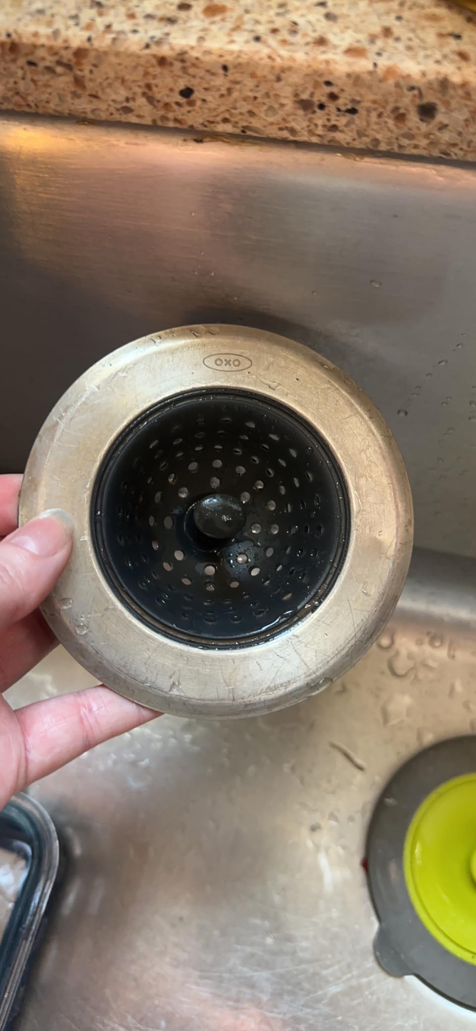 OXO Good Grips Silicone Sink Drain Strainer Customer Review OXO Good Grips Silicone Sink Drain Strainer - Customer Photo 3