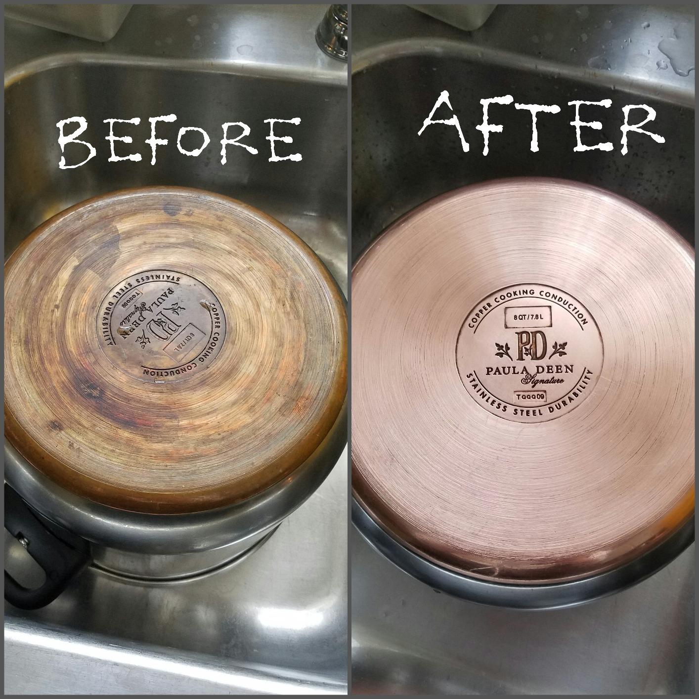 King Kleen Stainless Steel Cookware Cleaner and Copper Cleaner (14 oz, 1 Pack) Helps Remove Stains and Tarnish from Pots and Pans, Multi-Purpose Metal Cleaner, Powder Form - Customer Photo 1