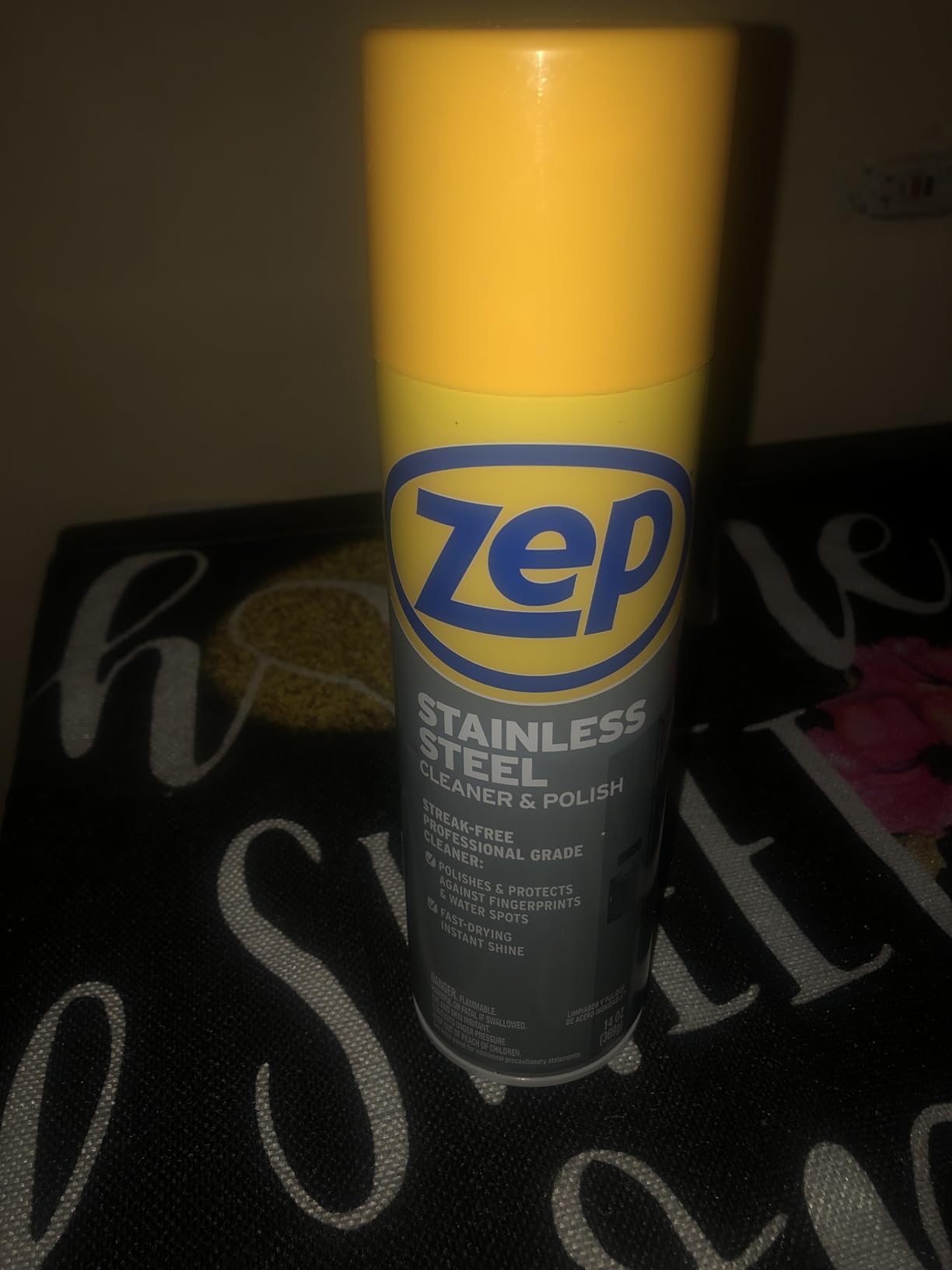 Zep Stainless Steel Cleaner and Polish 14 ounces - ZUSSTL14 - Protects Metal Surfaces from Fingerprints, Soil and Waterspots customer photo 1