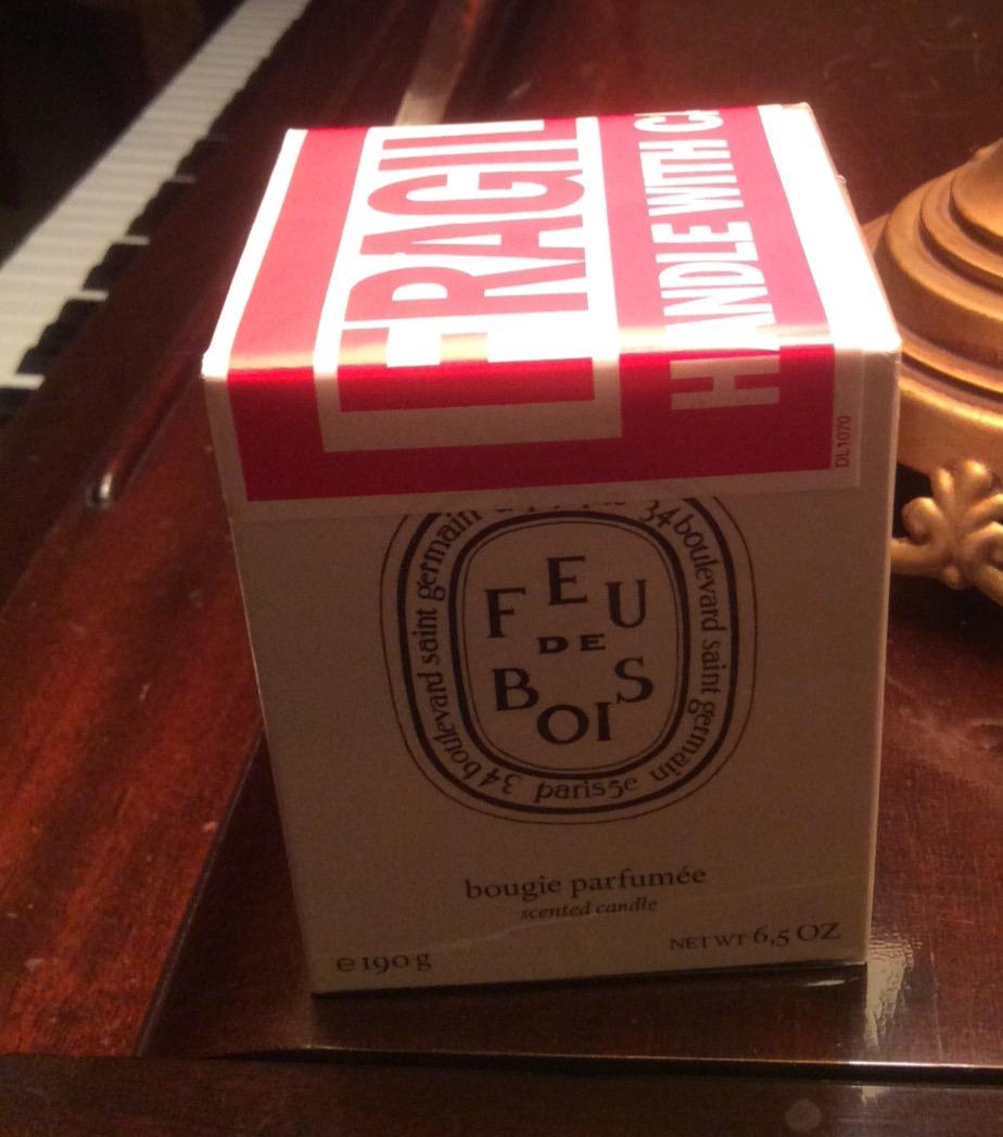Diptyque Feu de bois Candle, 6.5 oz, Red, 3.5