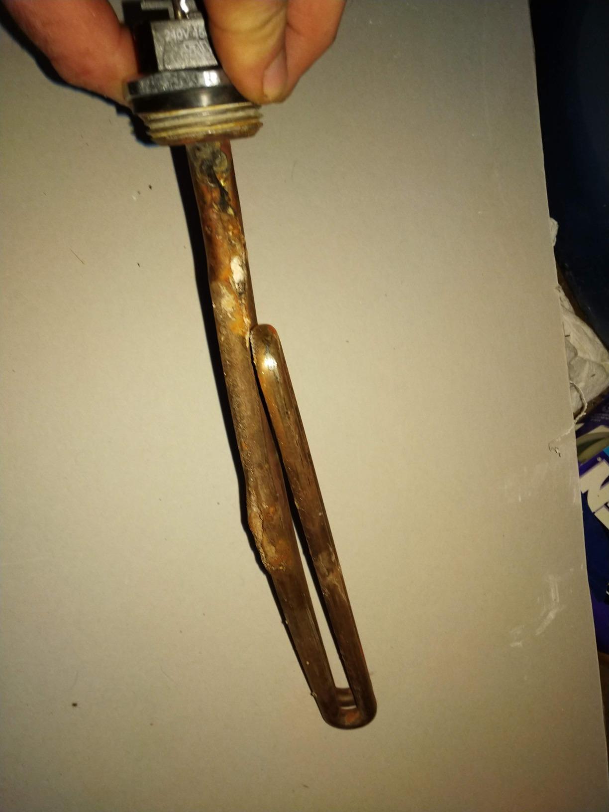 Camco 02932/02933 5500W 240V Screw-In Lime Life Foldback Water Heater Element - Ultra Low Watt Density - Customer Photo 2