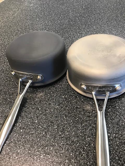 Cuisinart 1-Quart Saucepan, Chef's Classic Nonstick Hard Anodized Saucepan w/Cover, 619-14 - Customer Photo 3
