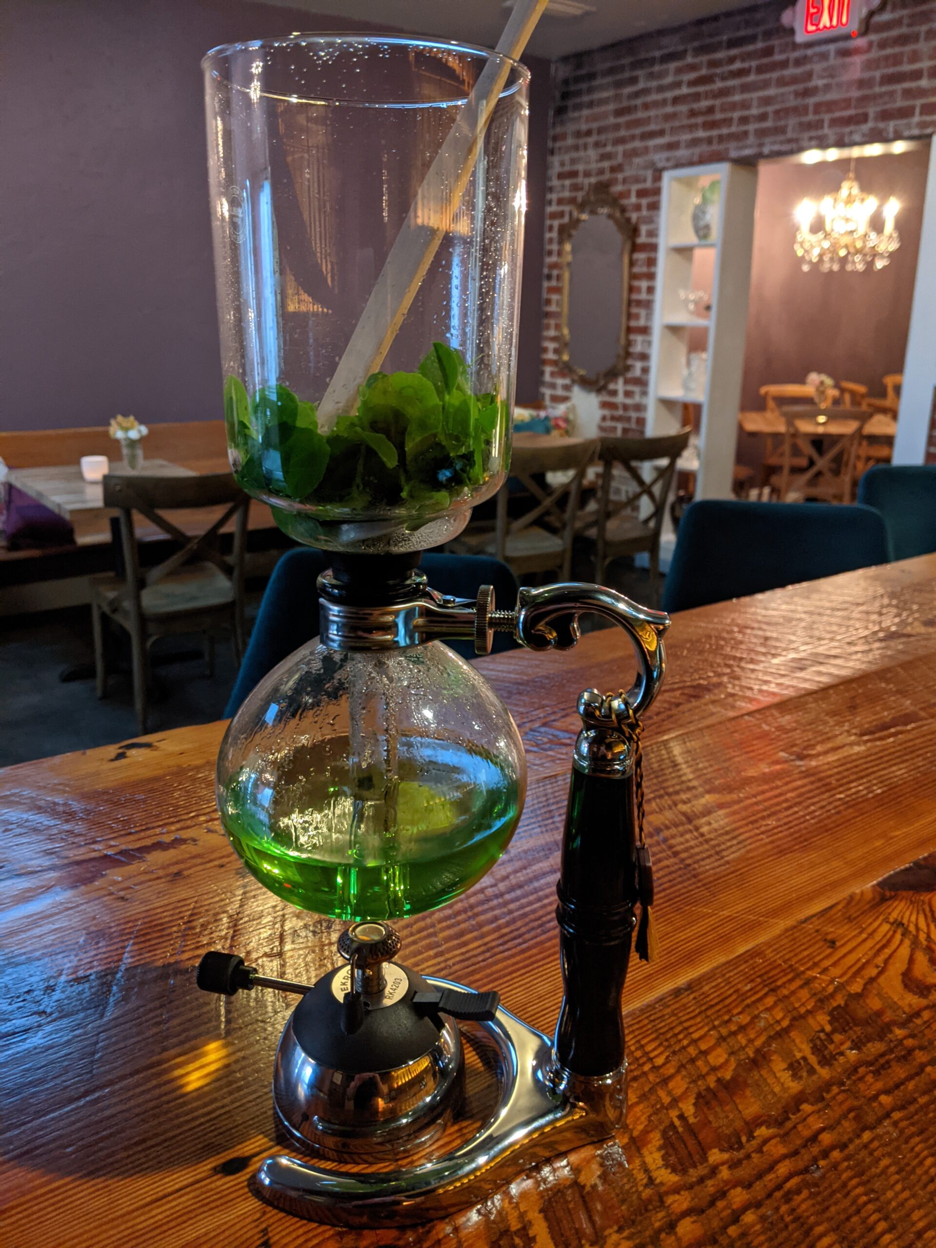 Yama Glass 5 Cup Tabletop Siphon with Alcohol Burner - Customer Photo 1
