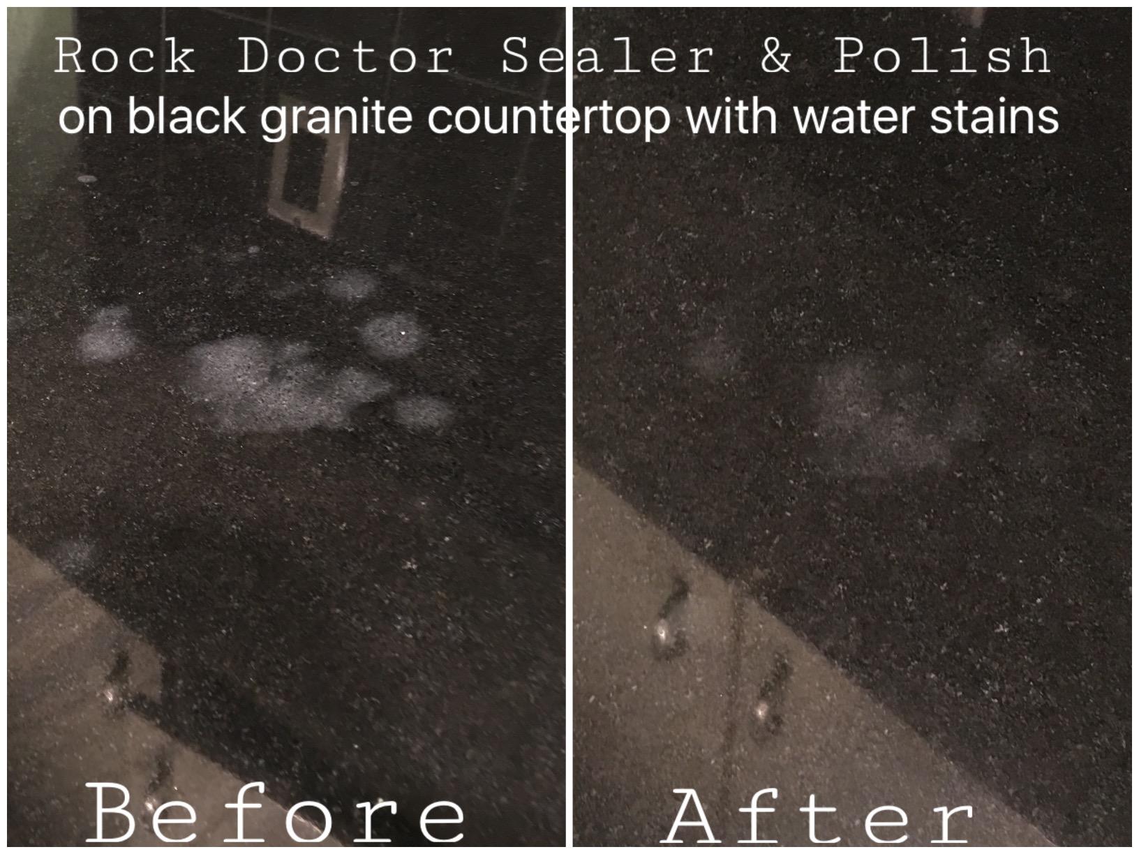 Rock Doctor Granite Sealer for Marble, Stone, and Tile Countertops, Streak-Free Finish with Stain Resistant Moisture Protection, Interior and Exterior Use, Pack of 1 - Customer Photo 2