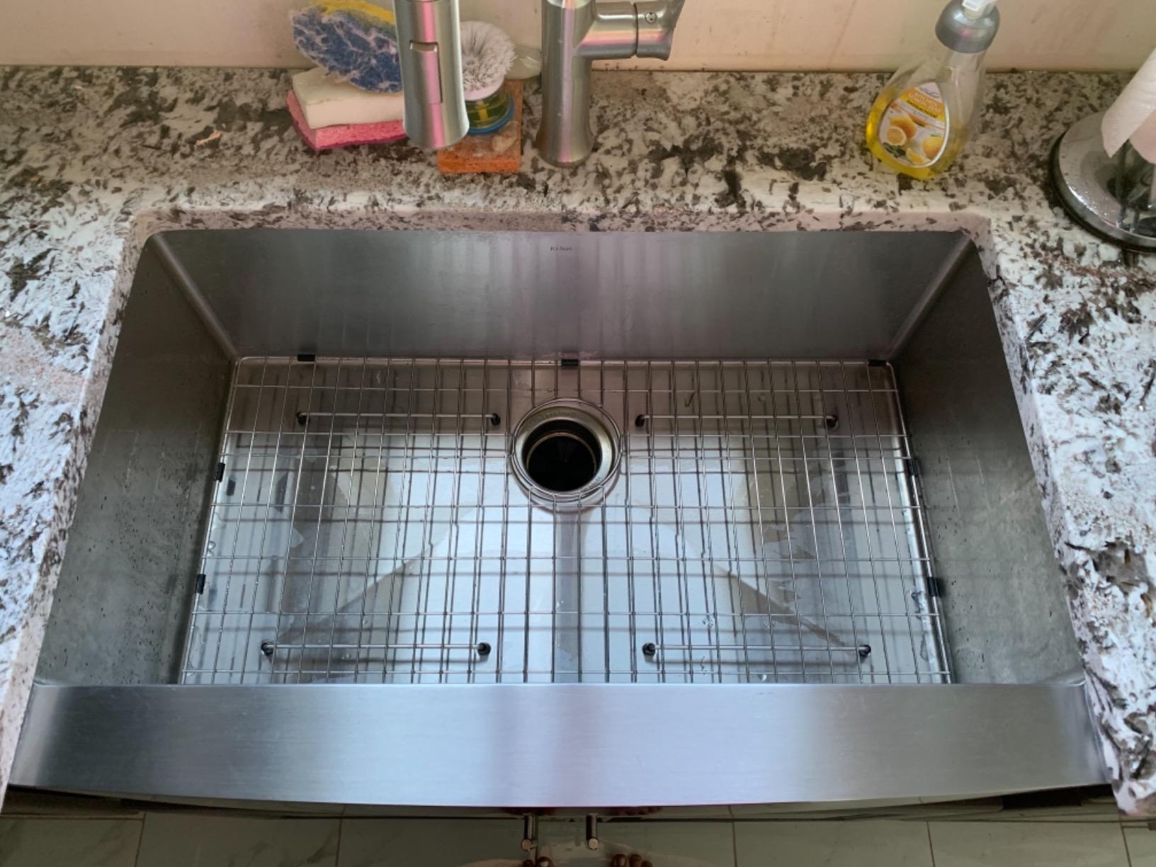 Kraus KHF200-33 Standart PRO Stainless Steel Sink 33 inch Farmhouse Apron Single Bowl 16 gauge - Customer Photo 3