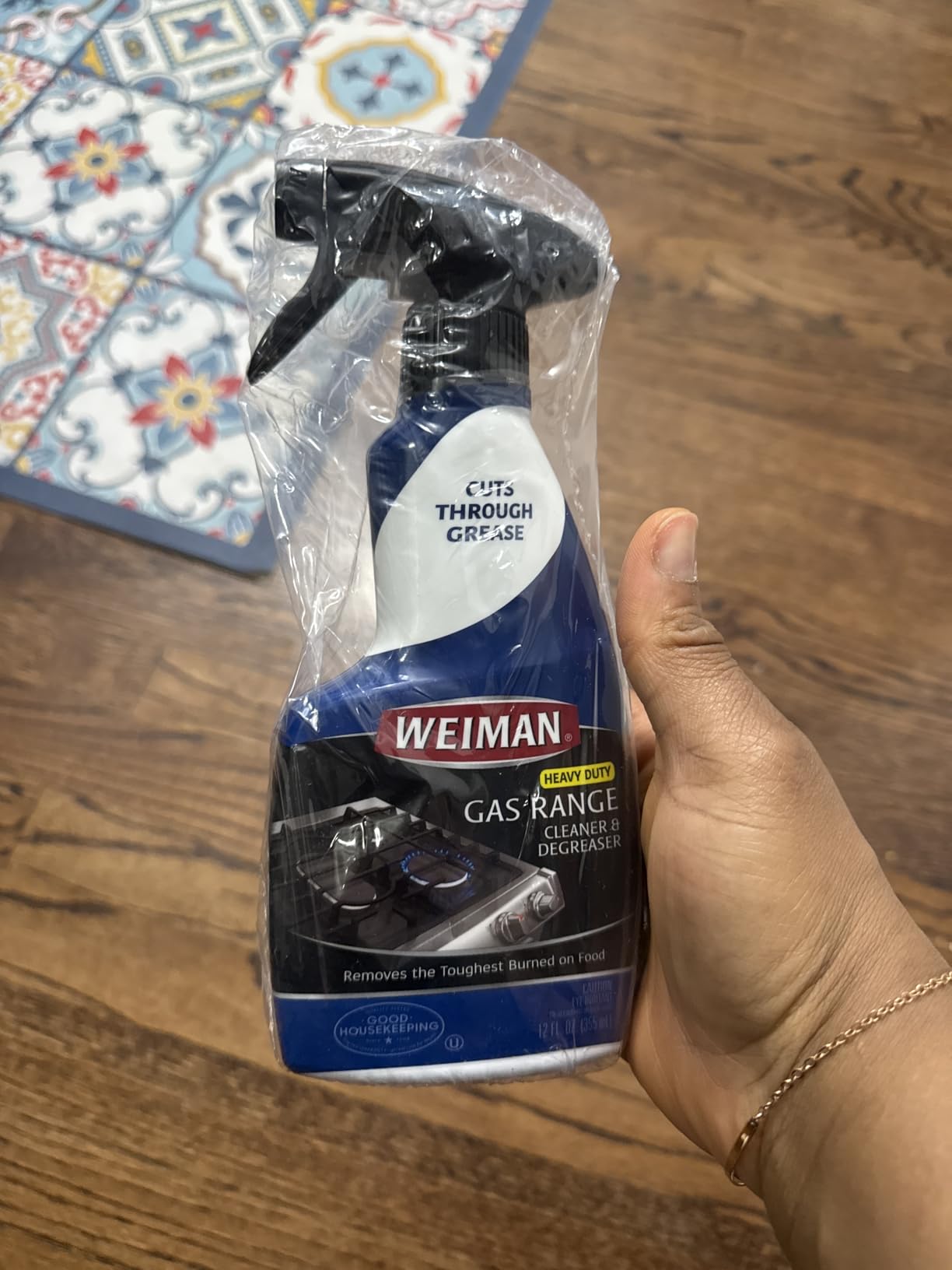 Weiman Gas Range Cleaner and Degreaser, Single, Lemon, 1 Count Customer Review Weiman Gas Range Cleaner and Degreaser, Single, Lemon, 1 Count - Customer Photo 1