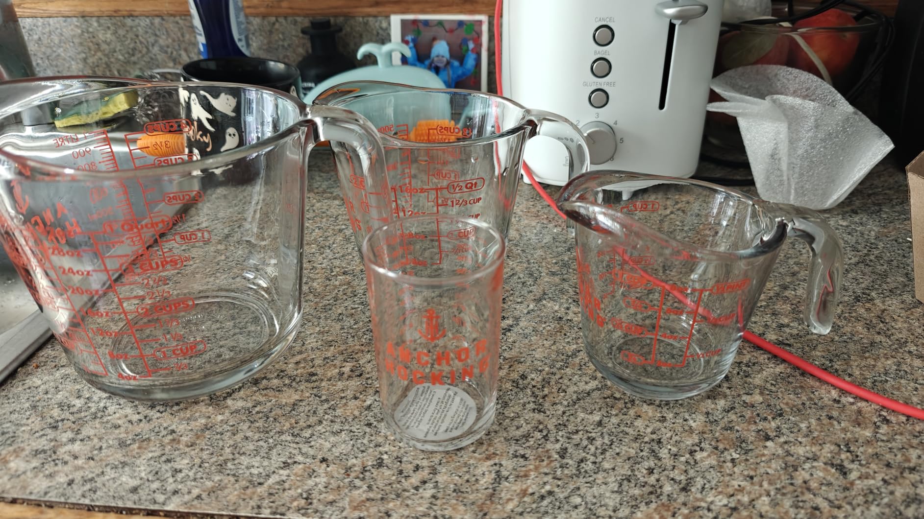 Anchor Hocking Triple Pour Glass Measuring Cup, 8 Oz Measuring Glass - Customer Photo 2