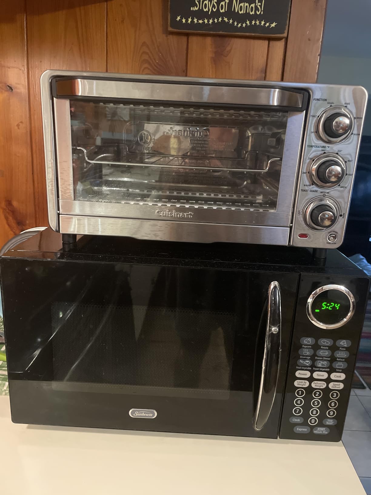 Cuisinart Custom Classic Toaster Oven Broiler, 1800 Watt Countertop Toaster Oven to Bake, Broil, and Toast, Non-Stick Interior, Consistent Toast Control, Brushed Stainless Steel/Black, TOB-40N Customer Review Cuisinart Custom Classic Toaster Oven Broiler, 1800 Watt Countertop Toaster Oven to Bake, Broil, and Toast, Non-Stick Interior, Consistent Toast Control, Brushed Stainless Steel/Black, TOB-40N - Customer Photo 3