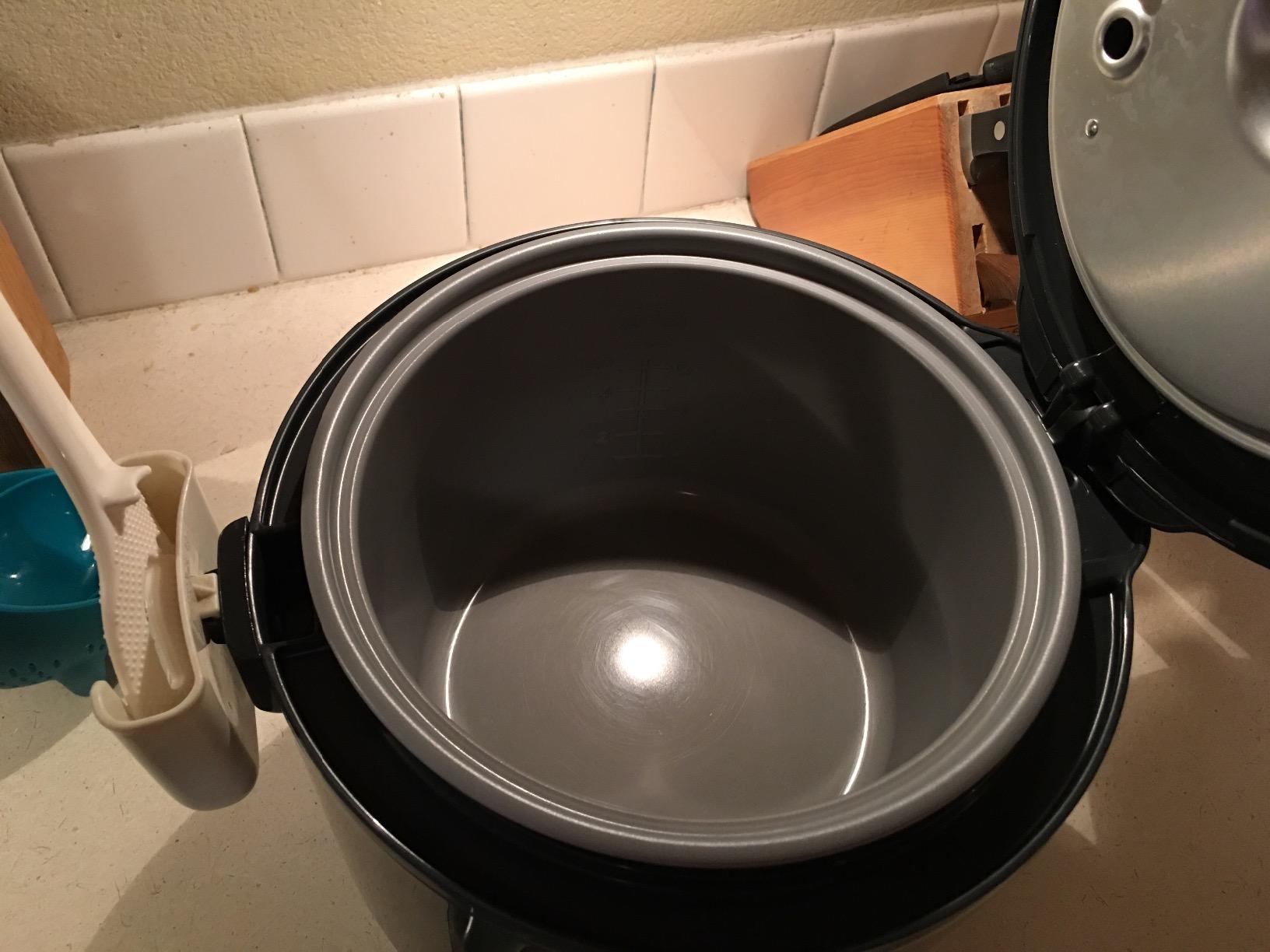 Tiger JNP-0550-FL 3-Cup (Uncooked) Rice Cooker and Warmer, Floral White - Customer Photo 5