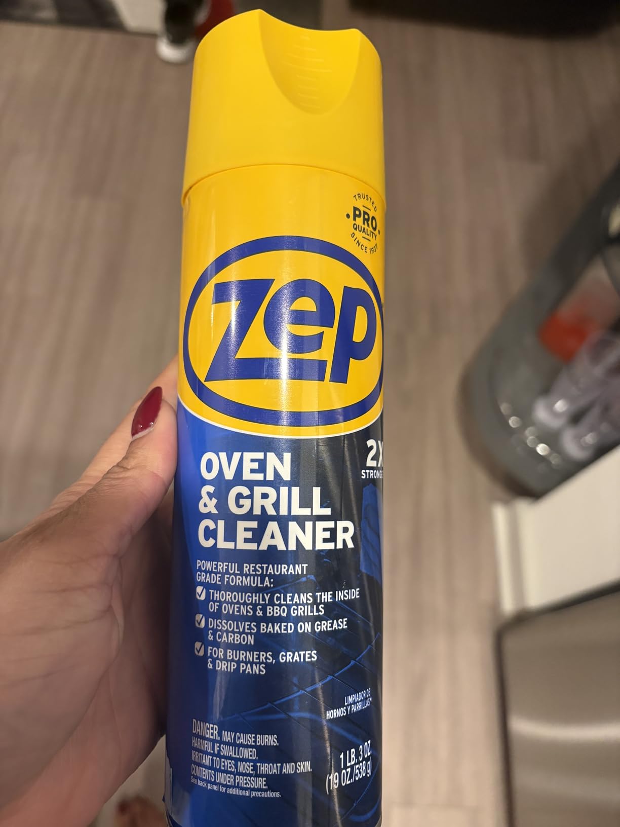 Enforcer ZUOVGR19 19-Ounce Zep Heavy-Duty Oven and Grill Cleaner - Customer Photo 1