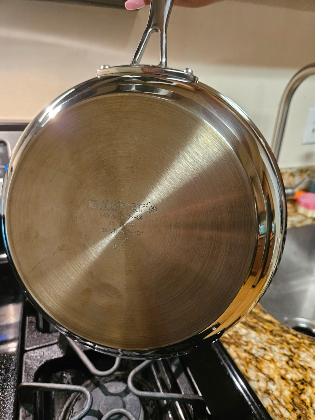 Cuisinart 77-11G Stainless Steel 11-Piece Set Chef's-Classic-Stainless-Cookware-Collection - Customer Photo 1