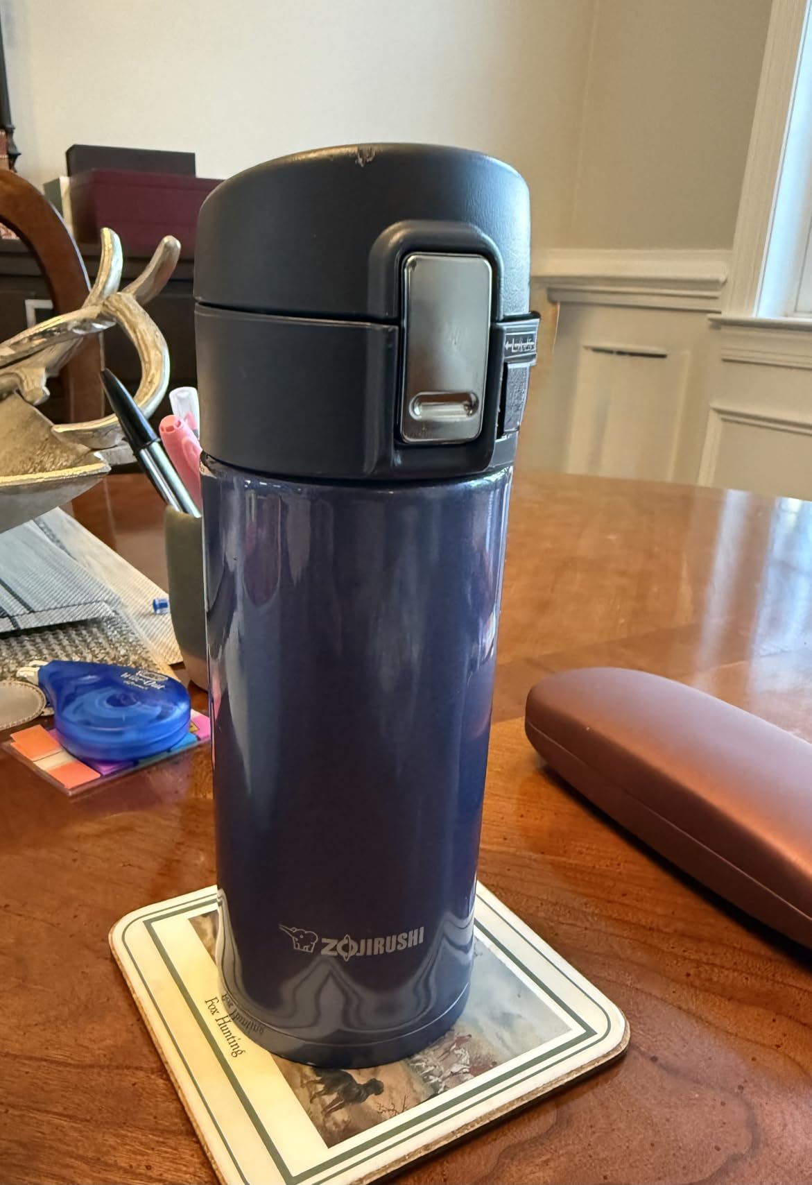 Zojirushi Stainless Steel Mug, 16oz, Smoky Blue - Customer Photo 1