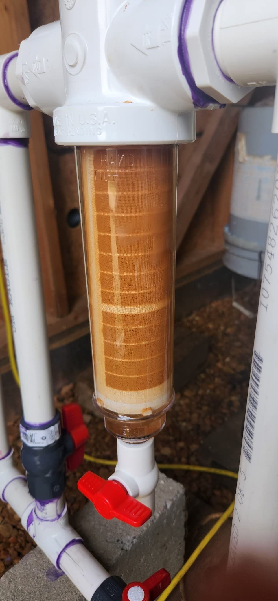 Rusco 1-1/2-60-F Polyester Screened Spin-Down Filter System - Customer Photo 1