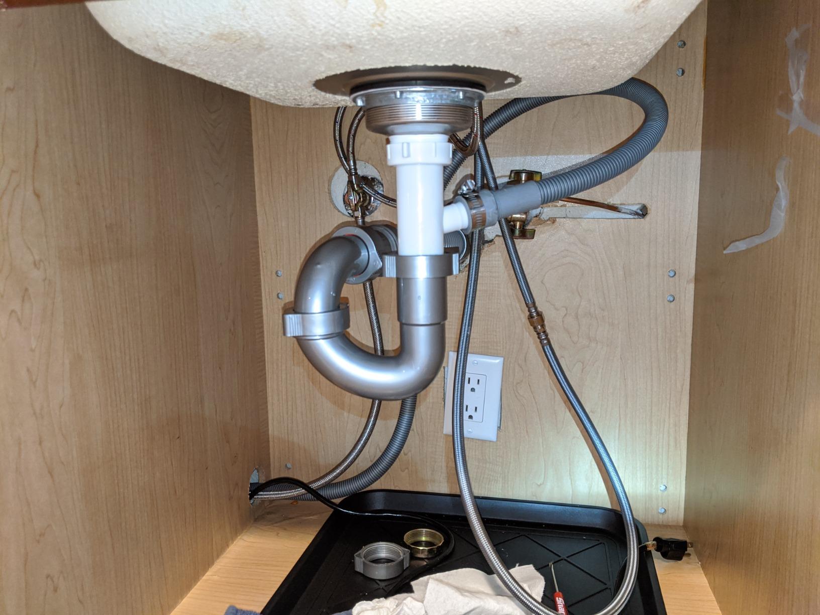 KONE 3-1/2 Inch Kitchen Sink Drain Assembly with Strainer Basket/Drain Stopper, All Stainless Steel Customer Review KONE 3-1/2 Inch Kitchen Sink Drain Assembly with Strainer Basket/Drain Stopper, All Stainless Steel - Customer Photo 3
