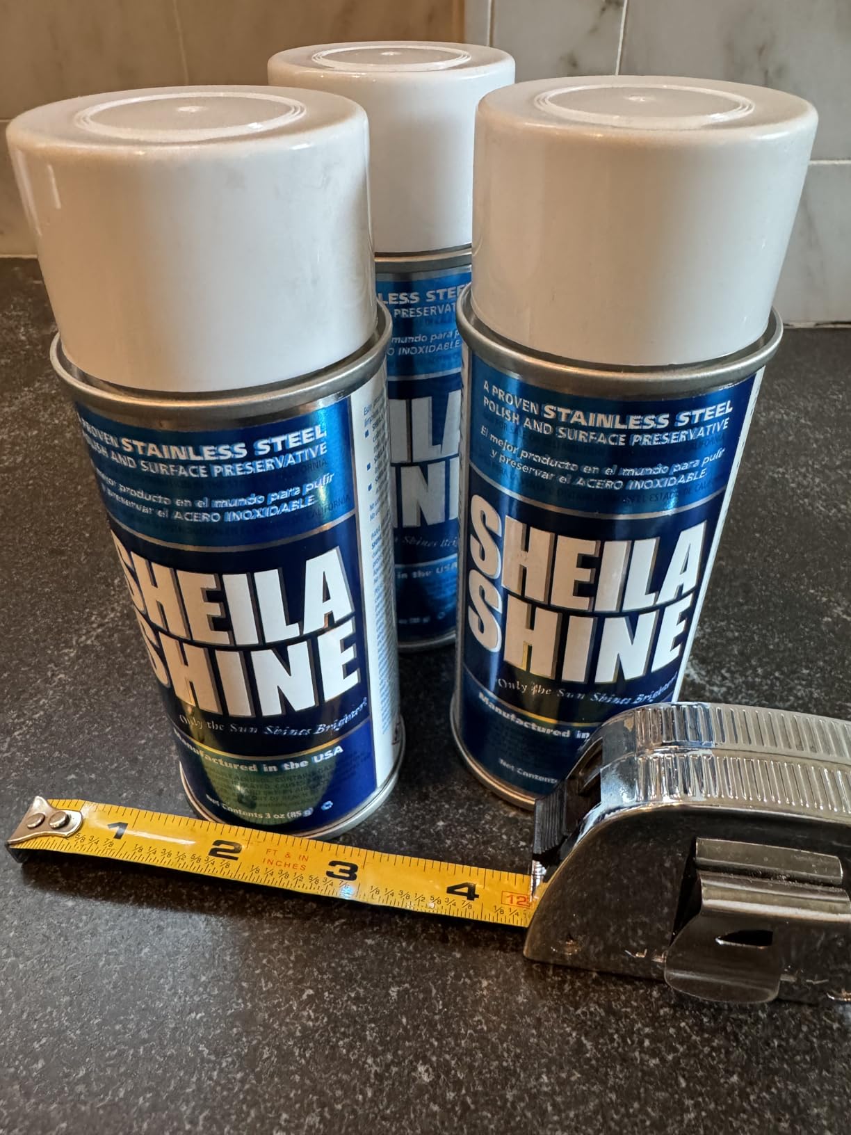 Sheila Shine 10oz Stainless Steel Cleaner and Polish - Cleans, Polishes & Protects Kitchen Appliances, Refrigerators, Sinks, Ovens & Grills - Residue, Streak Free Shine - Stainless Steel Cleaner Spray - Customer Photo 1