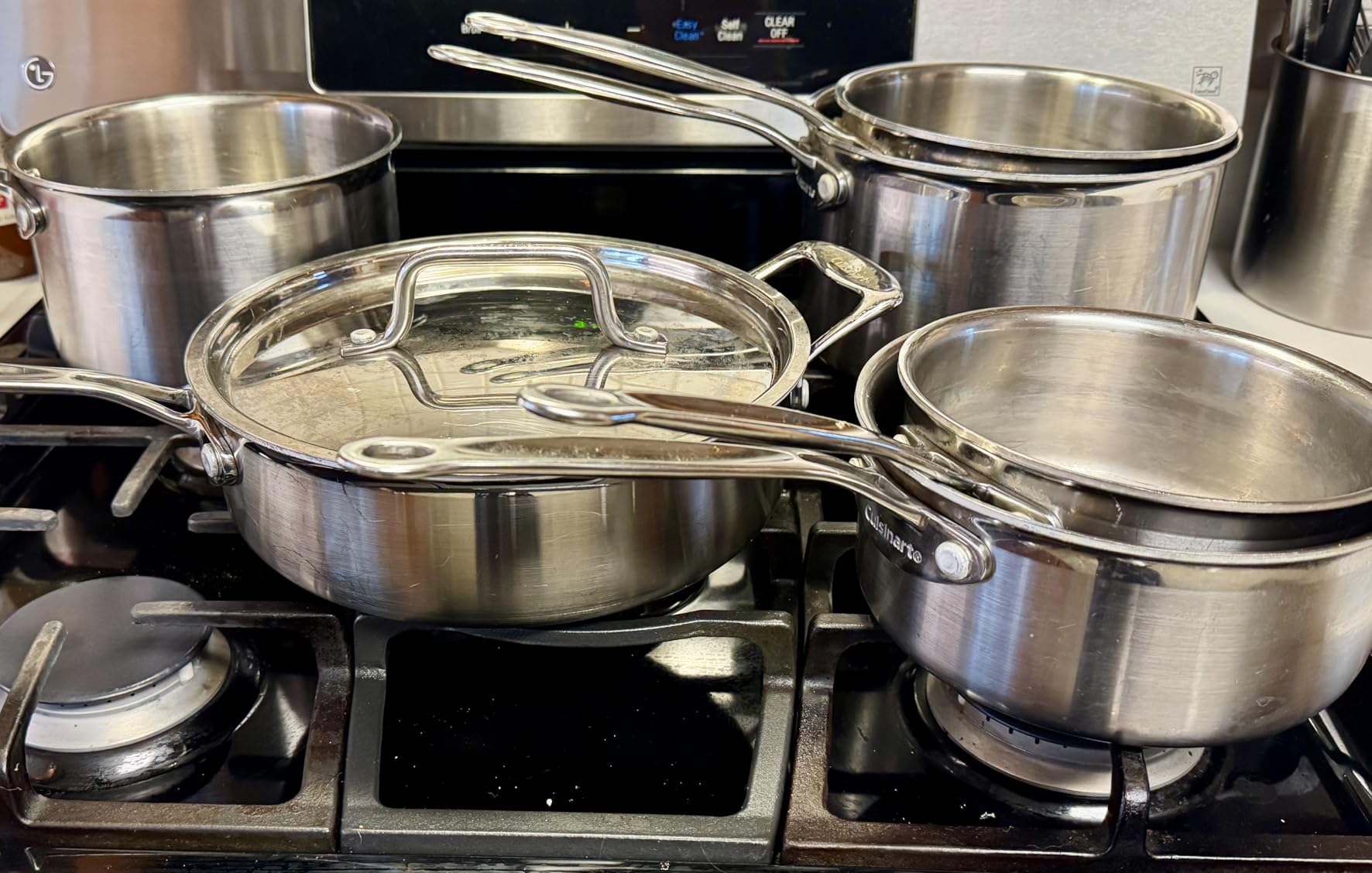 Cuisinart 12-Piece MultiClad Pro Triple Ply Stainless Steel Cookware Set, Heat Surround Technology, Cool Grip Handles, Oven Safe to 500°F, MCPS-12N - Customer Photo 1
