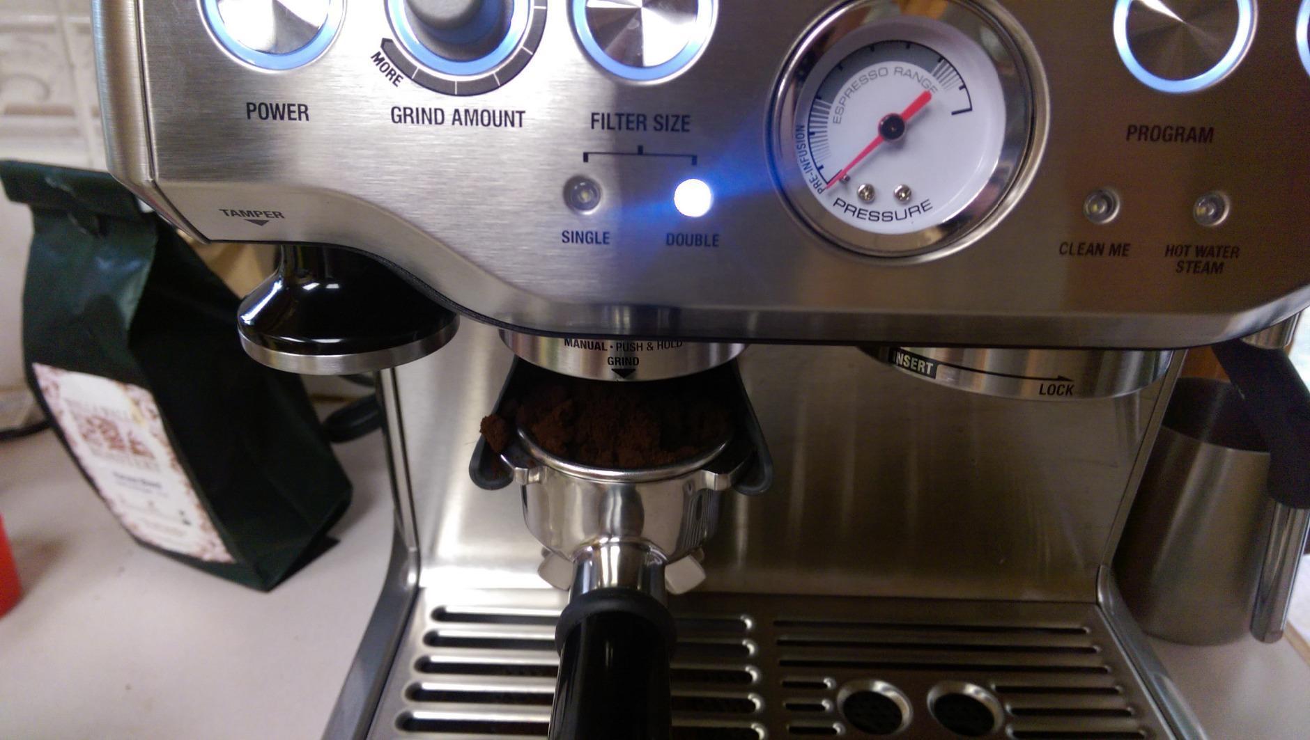 Breville Barista Express Espresso Machine BES870XL, Brushed Stainless Steel - Customer Photo 3