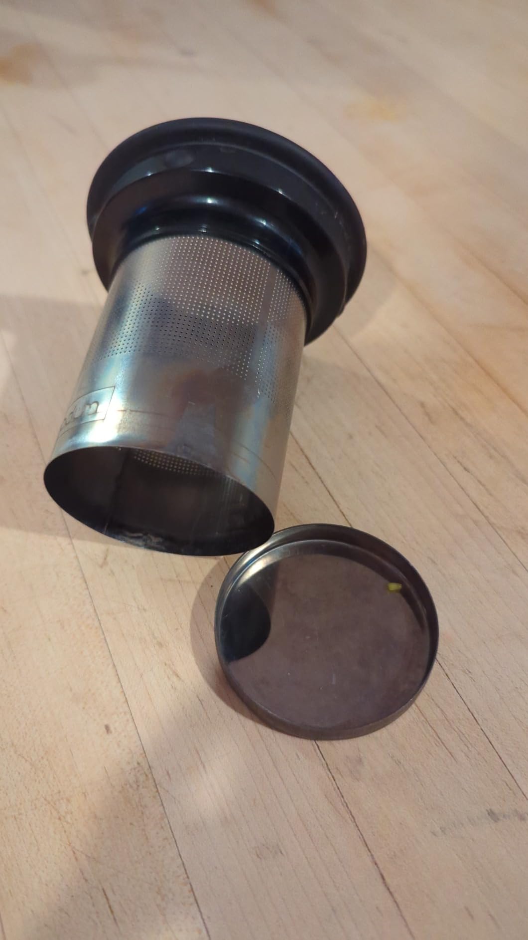 Bodum 34oz Assam Glass Tea Press with Stainless Steel Filter, Black Plastic Lid - Customer Photo 2