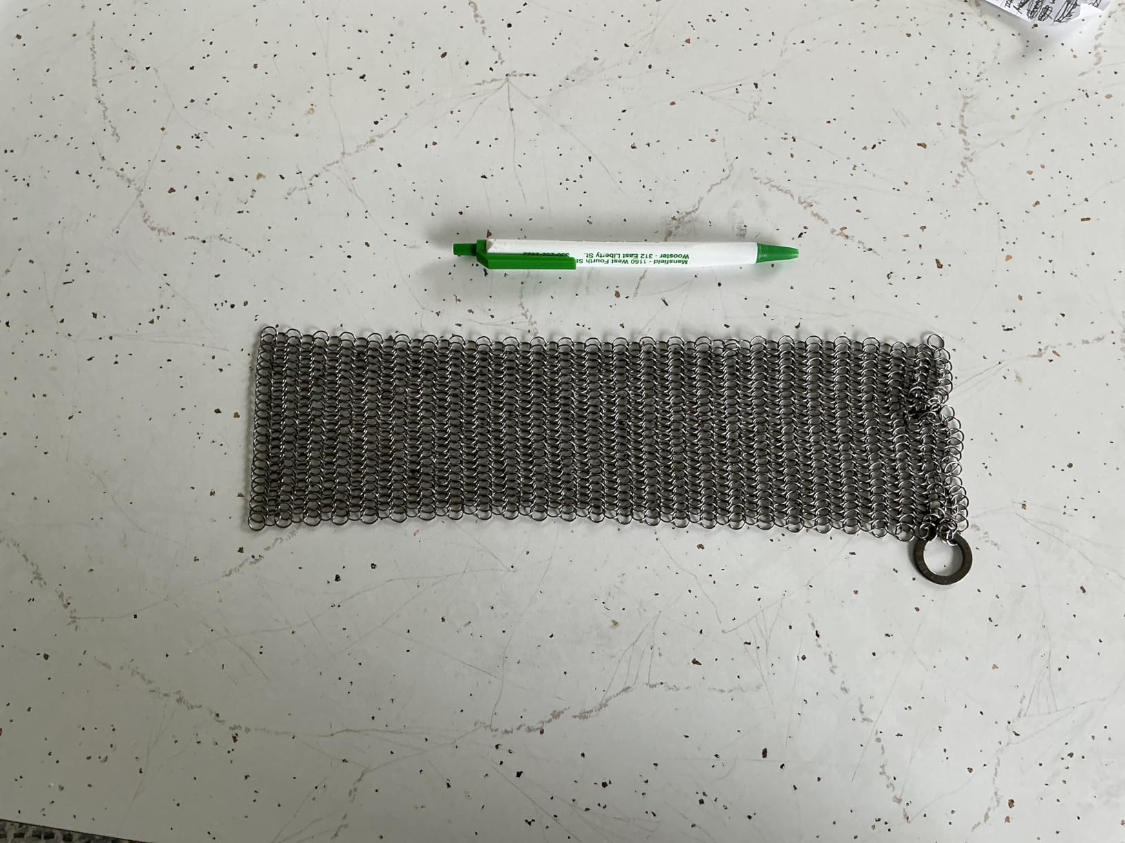 The Ringer - The Original Stainless Steel Cast Iron Cleaner, Patented XL 8x6 Inch Design customer photo 2