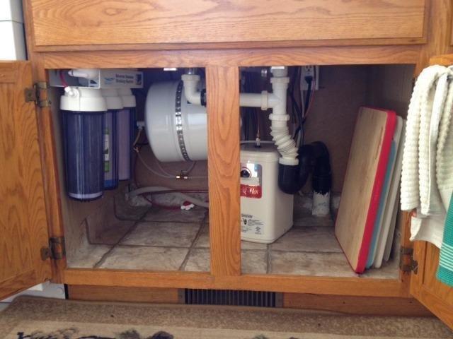 Express Water RO5DX Reverse Osmosis Filtration NSF Certified 5 Stage RO System with Faucet and Tank – Under Sink Water Plus 4 Filters – 50 GPD, 14 x 17 x 5, White Customer Review Express Water RO5DX Reverse Osmosis Filtration NSF Certified 5 Stage RO System with Faucet and Tank – Under Sink Water Plus 4 Filters – 50 GPD, 14 x 17 x 5, White - Customer Photo 2