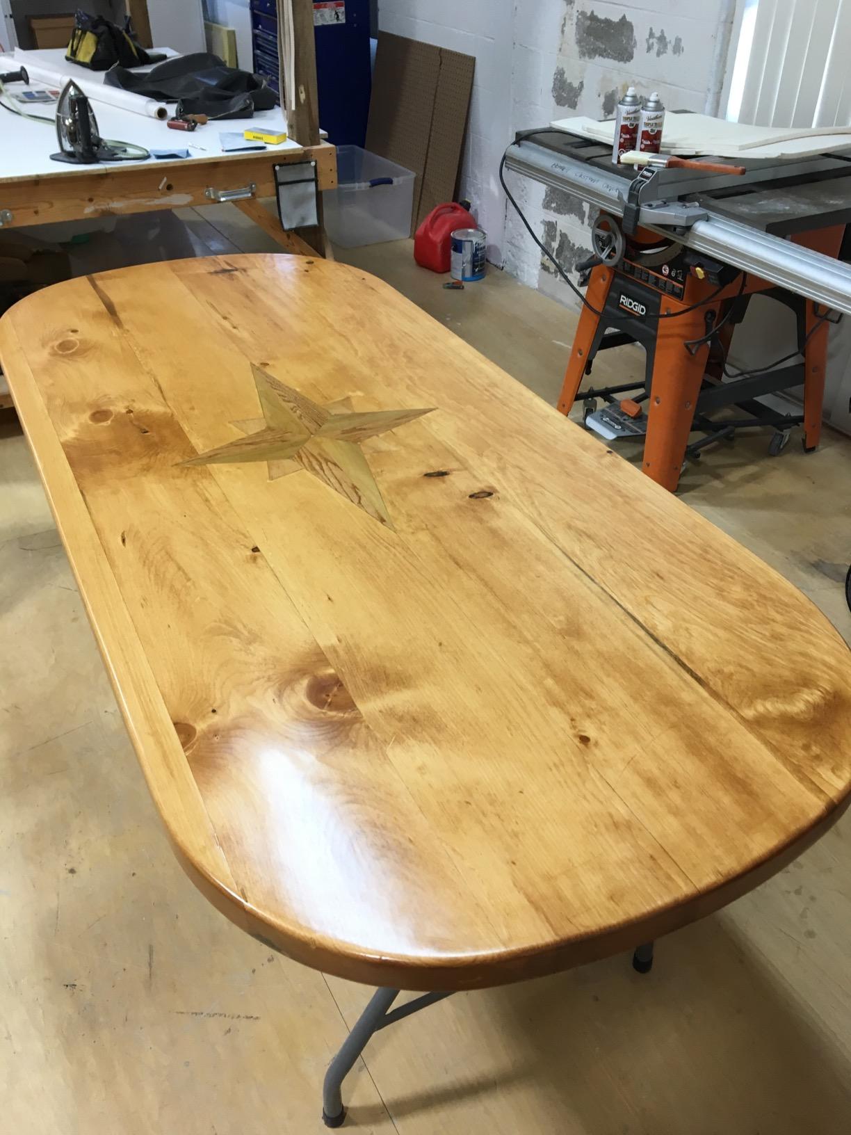 Varathane Triple Thick Polyurethane Clear Wood Finish | Self-Leveling Formula | Scratch And Stain Resistance | Durability In One Coat | Gloss | Quart - Customer Photo 5
