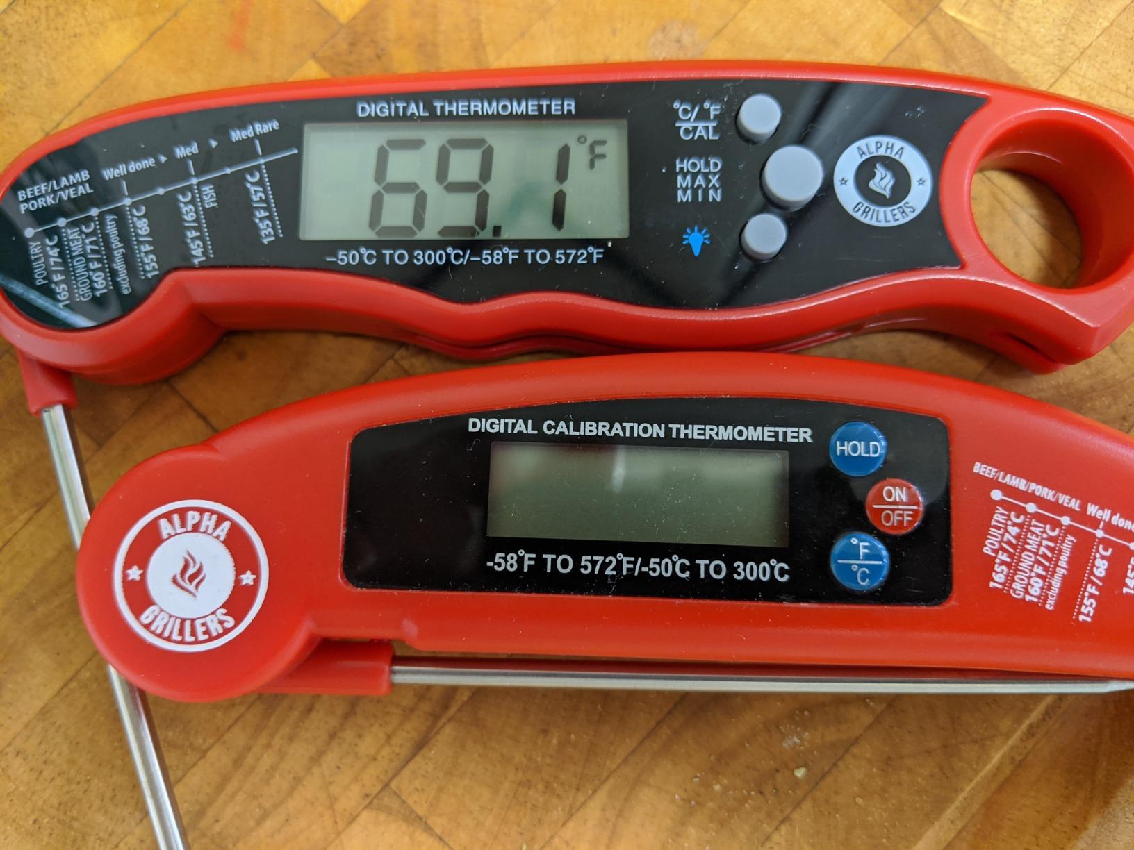 Alpha Grillers Meat Thermometer Digital - Instant Read Food Thermometer for Cooking & Grilling customer photo 1