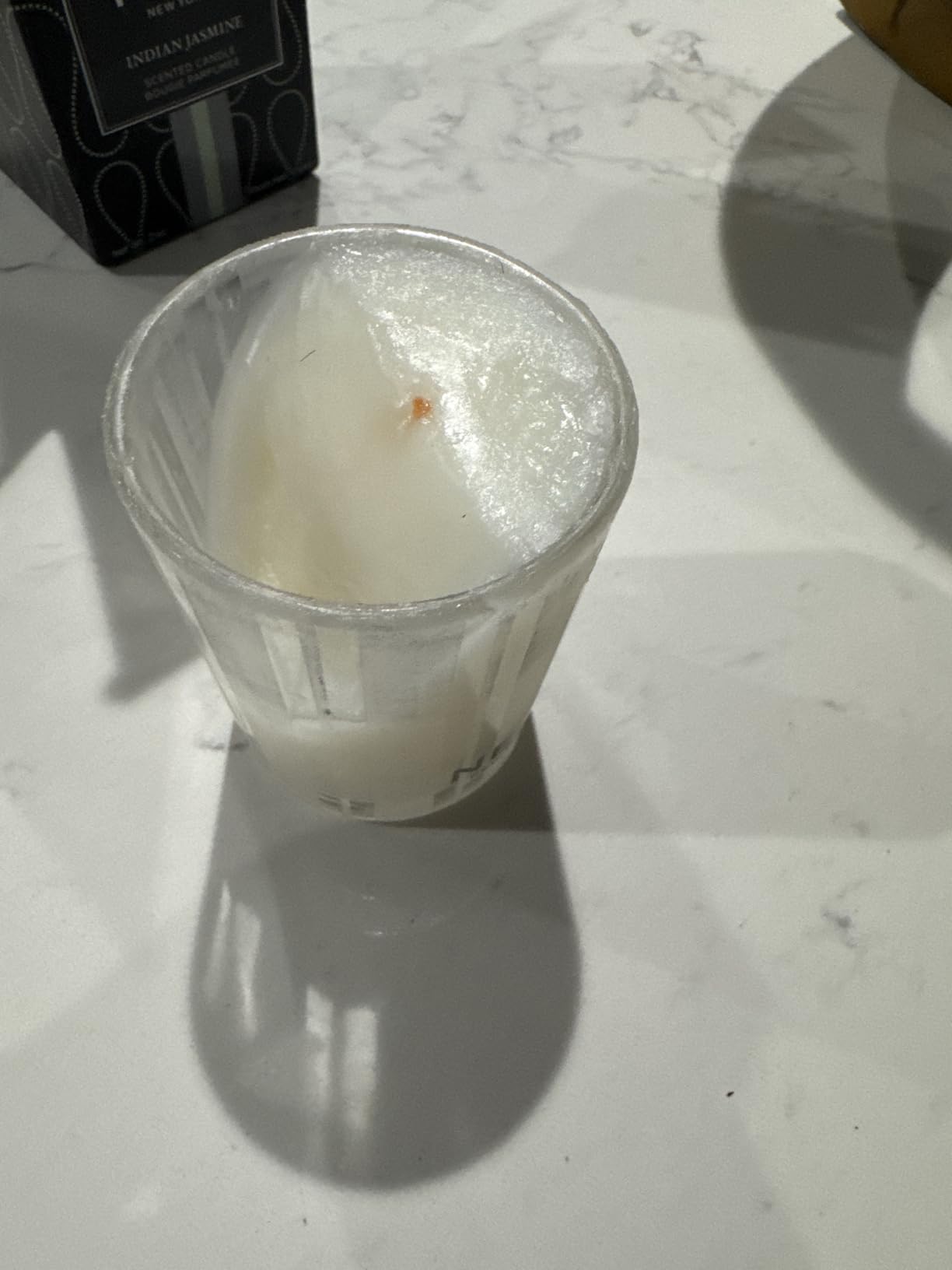 NEST New York Scented Votive Candle, Ocean Mist & Sea Salt - 2 oz - Up to 28-Hour Burn Time - Reusable Glass Vessel - Customer Photo 3