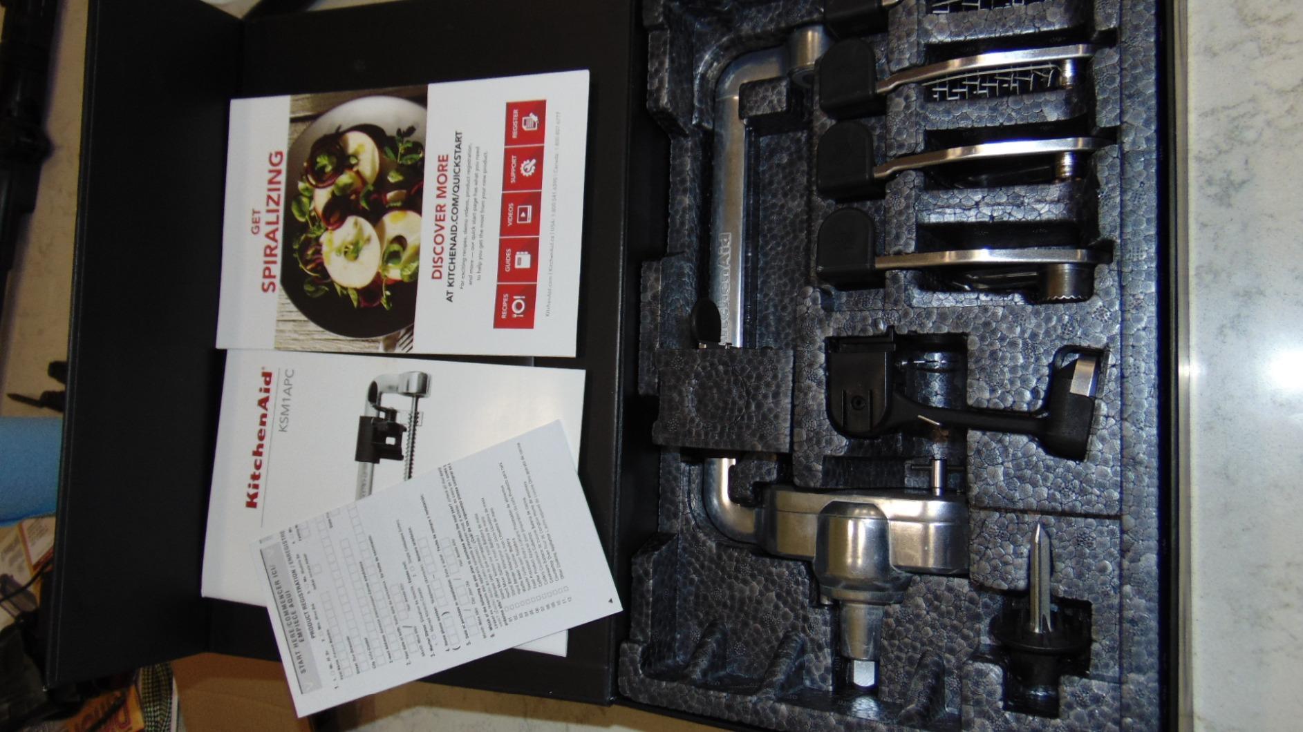 KitchenAid Stand Mixer Attachment, KSM1APC Fruit and Vegetable Spiralizer - Customer Photo 2