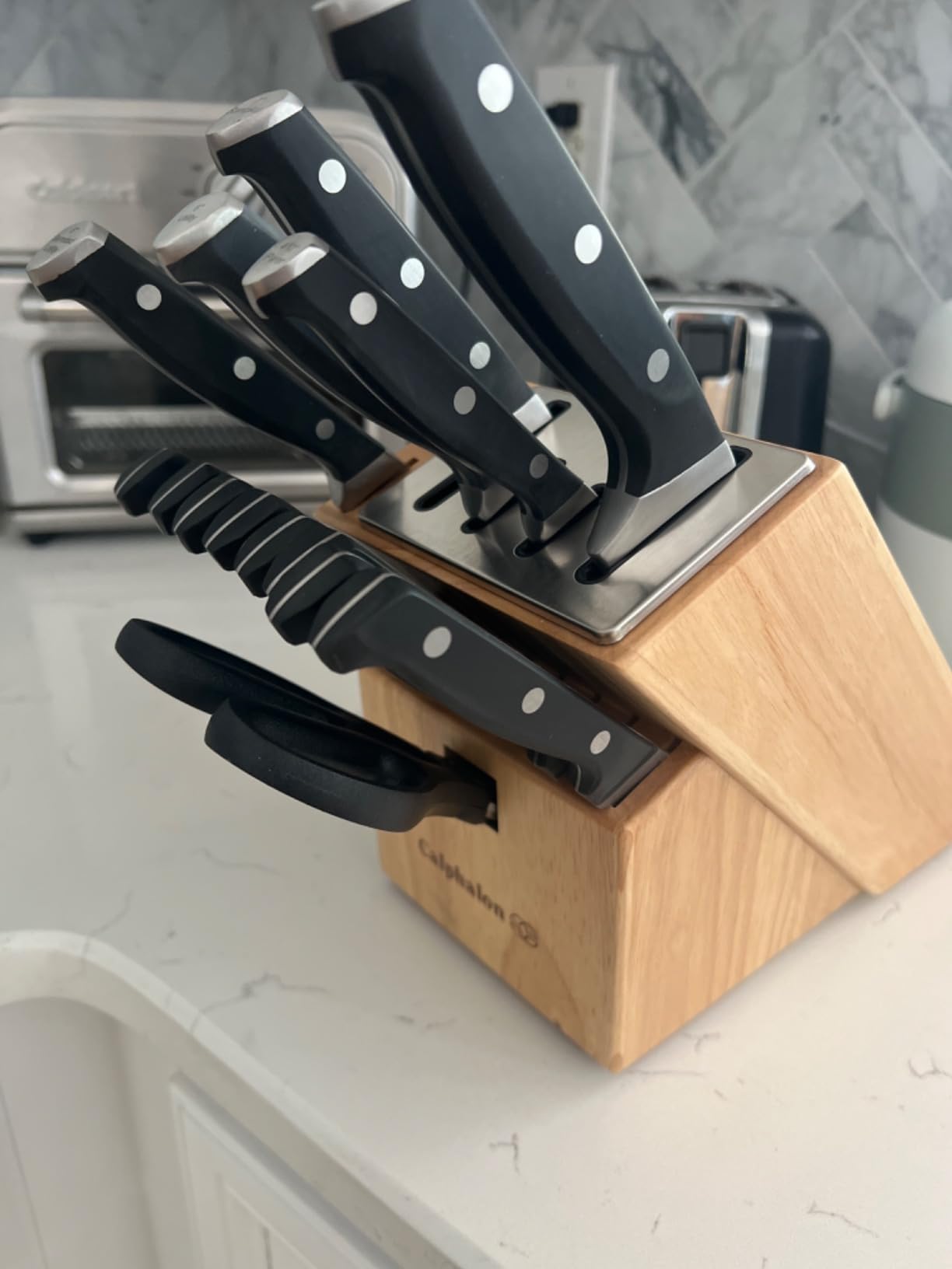 Calphalon Classic Self-Sharpening Cutlery Knife Block Set with SharpIN Technology, 15 piece - Customer Photo 5
