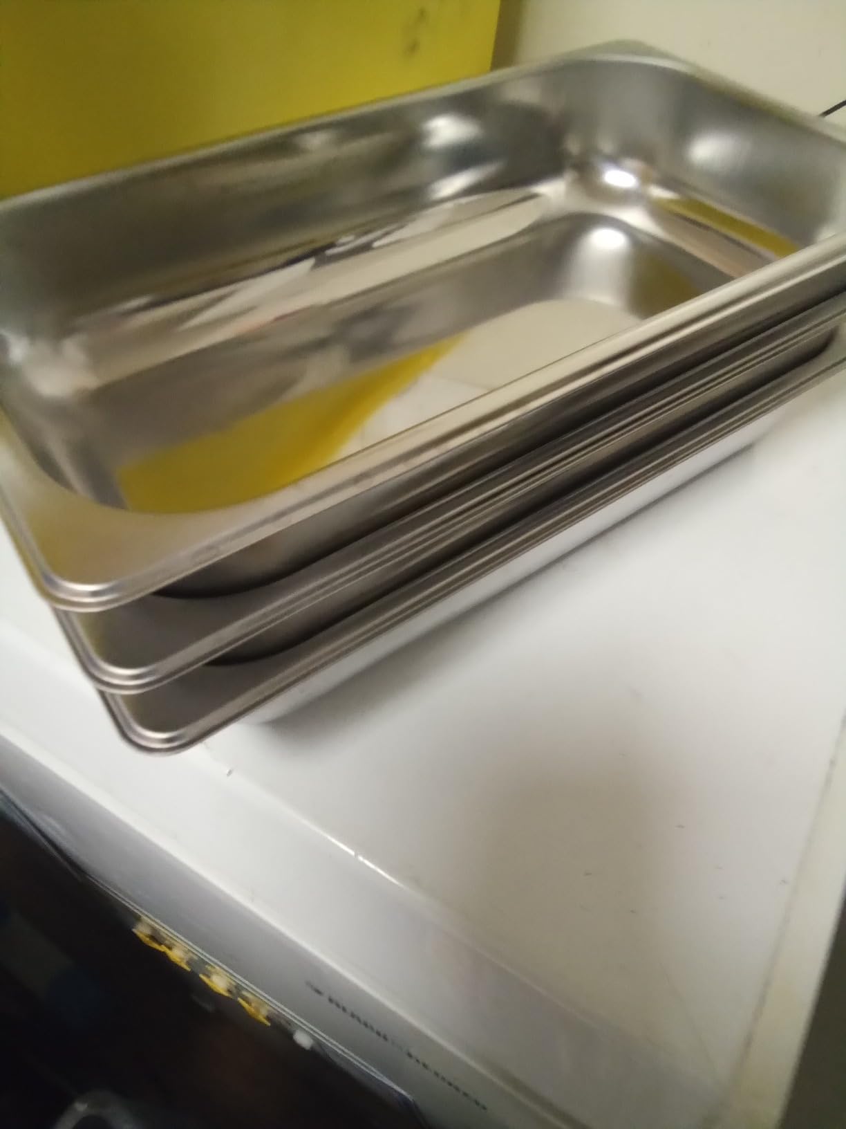 Nutrichef Professional Stainless Steel Buffet Warmer Server with 3 Trays | Portable Hot Plate Food Warmer Station for Parties & Events | Easy to Clean | 3 See-through lids | Max Temperature 175F customer photo 2